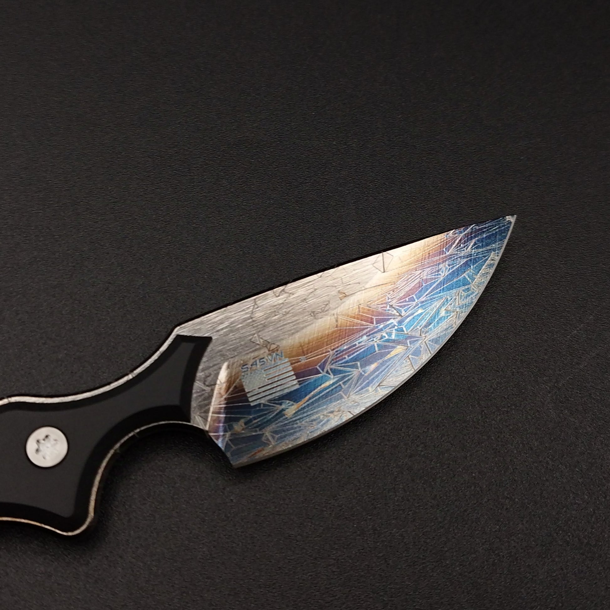 Mike Taylor Skalpel Fixed Crystalized Blade, G10 3