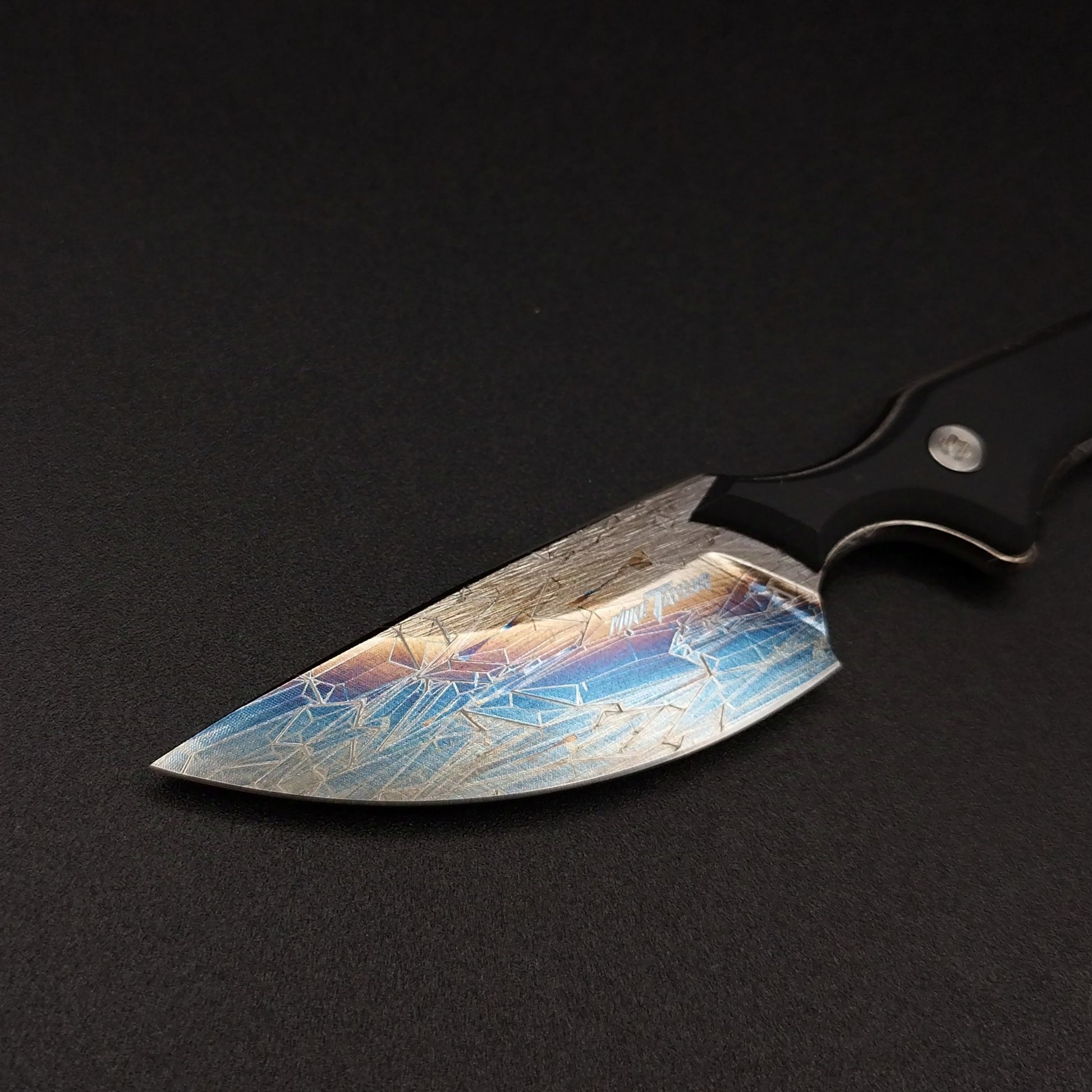 Mike Taylor Skalpel Fixed Crystalized Blade, G10 4