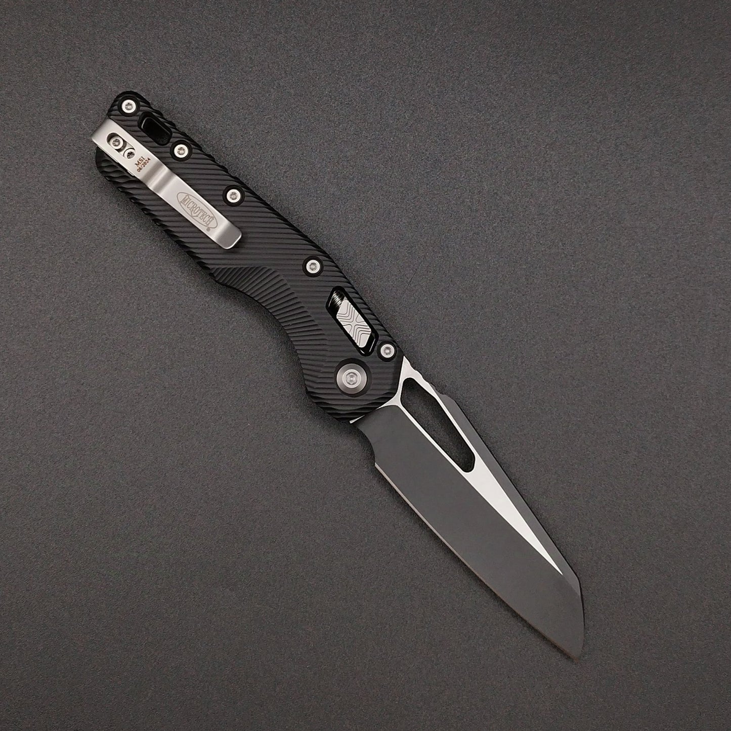 Microtech MSI S/E Ram-Lok Aluminum Black Two-Tone 2