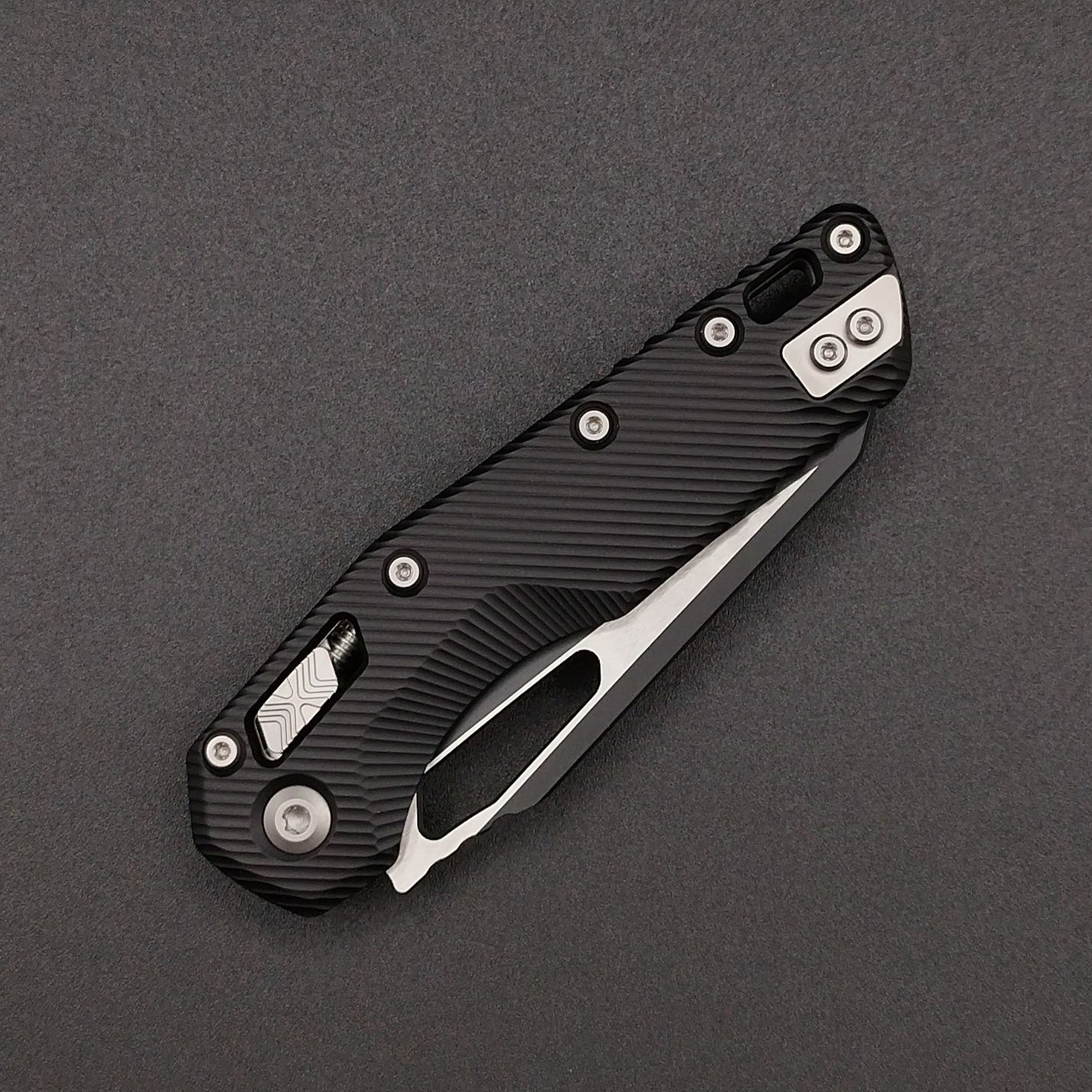 Microtech MSI S/E Ram-Lok Aluminum Black Two-Tone 3