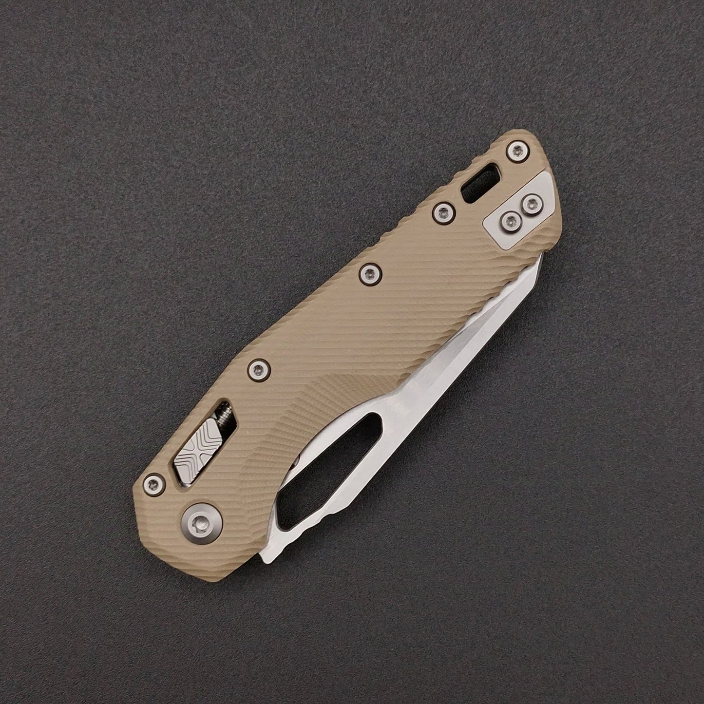 Microtech MSI S/E Fluted Stonewash Tan G10 3