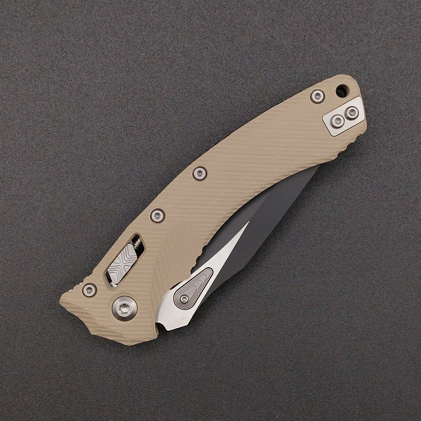 Microtech Amphibian S/E Ram-Lok Tan M390MK 3