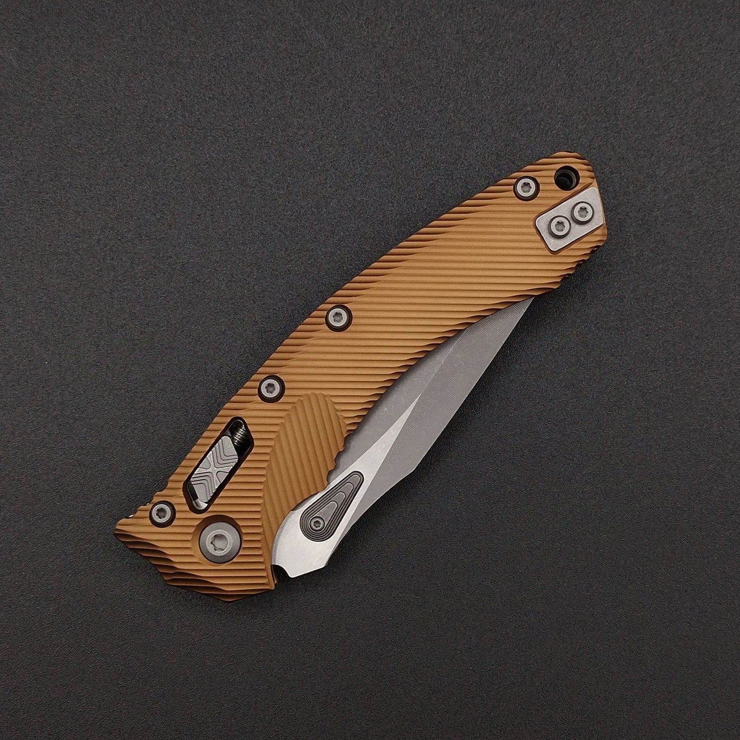 Microtech Amphibian S/E Ram-Lok Tan Apo M390MK 3