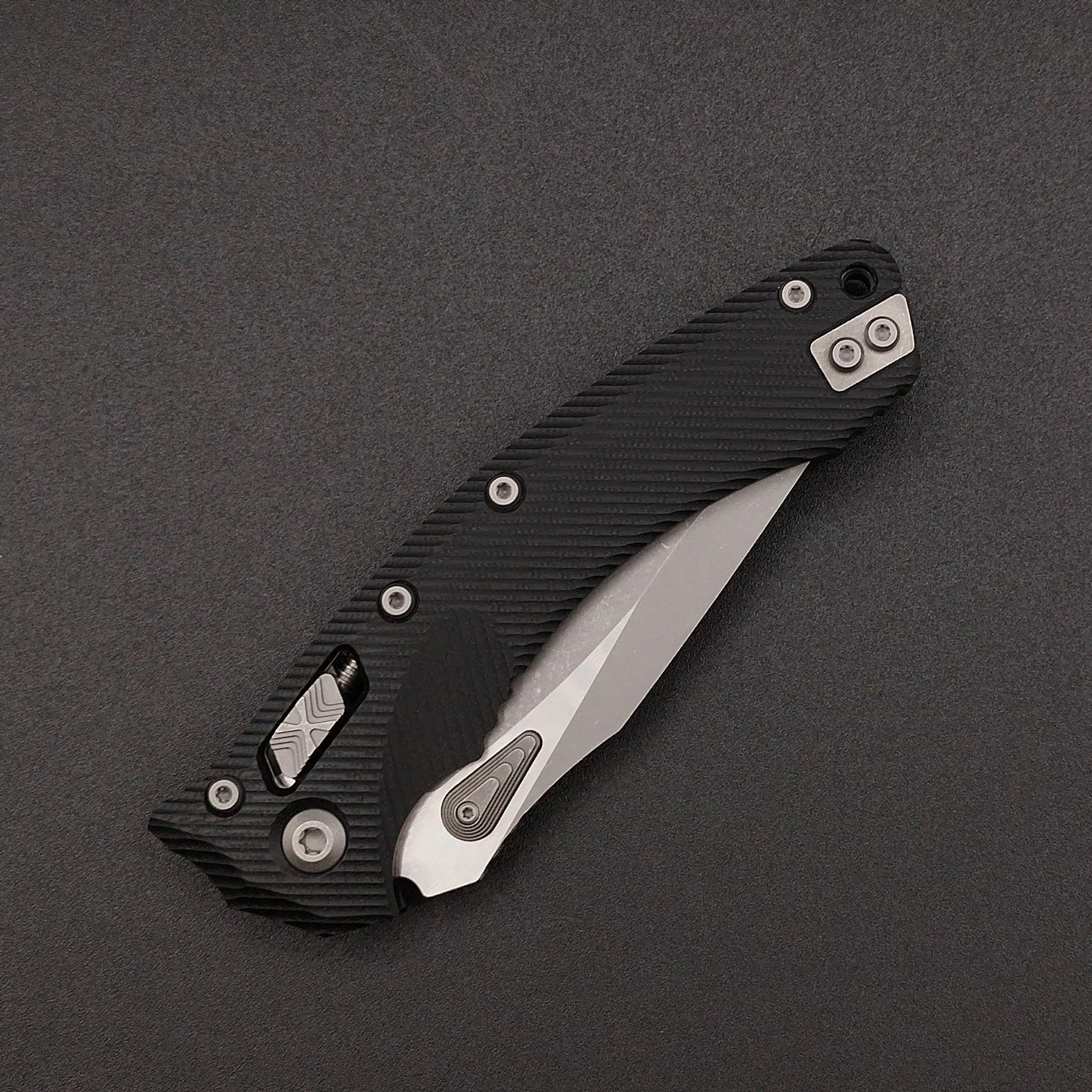 Microtech Amphibian S/E Ram-Lok Blk Apo M390MK 3