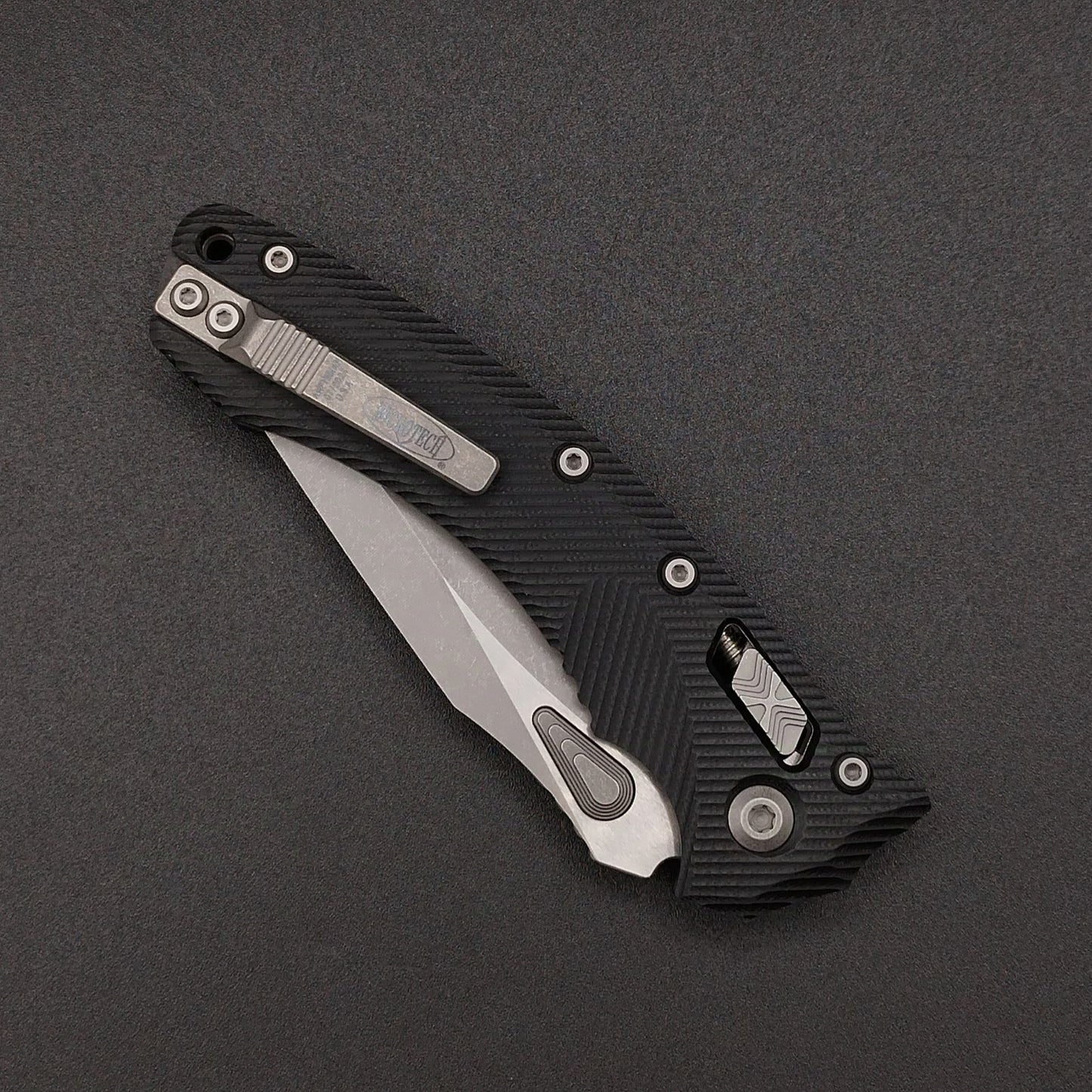 Microtech Amphibian S/E Ram-Lok Blk Apo M390MK 4