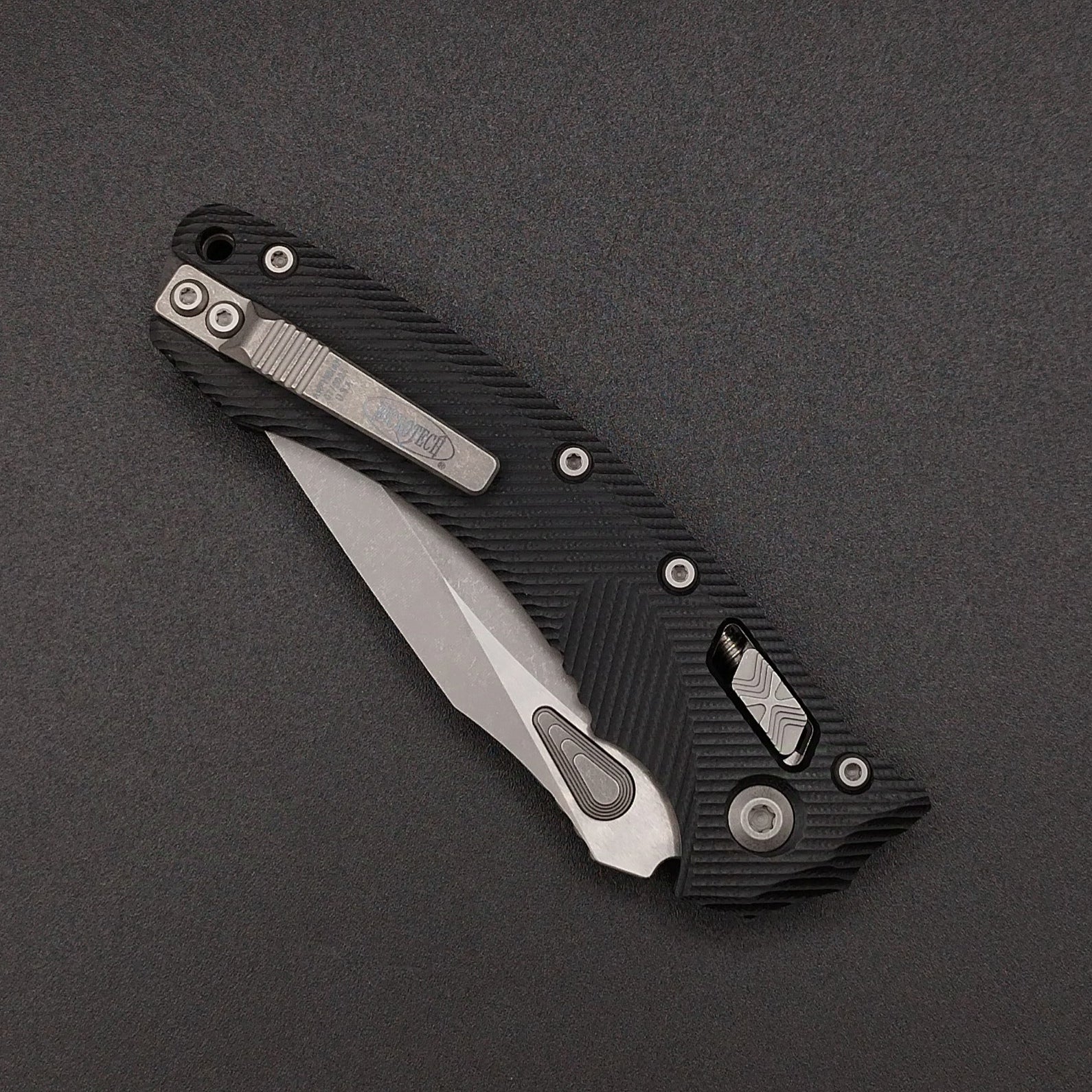 Microtech Amphibian S/E Ram-Lok Blk Apo M390MK 4