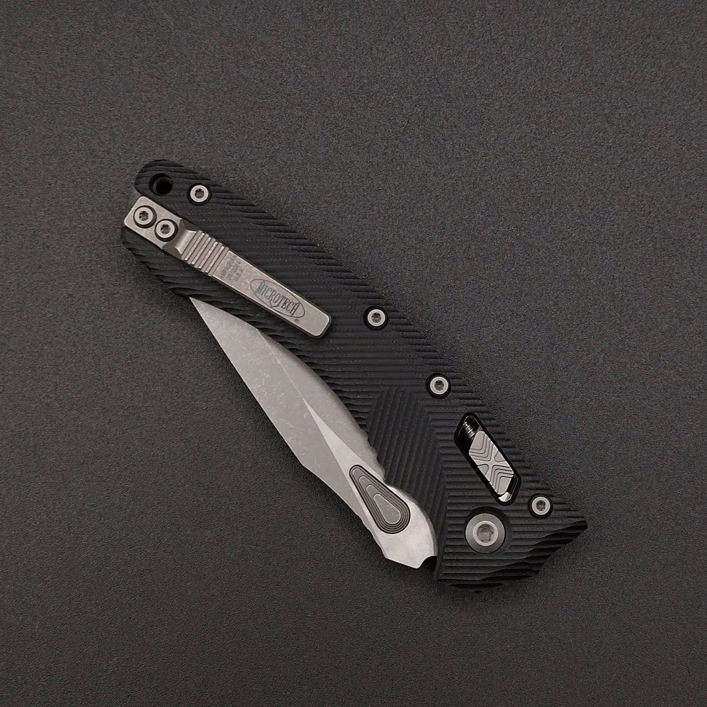 Microtech Amphibian S/E Ram-Lok Apo Serrated M390MK 4