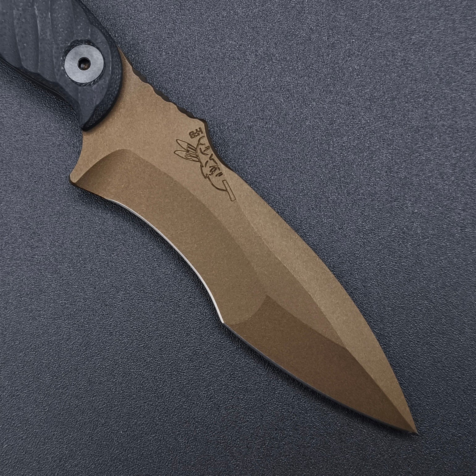 Half Face Blades Extremis MK1 Black G10, Midnight Bronze 3