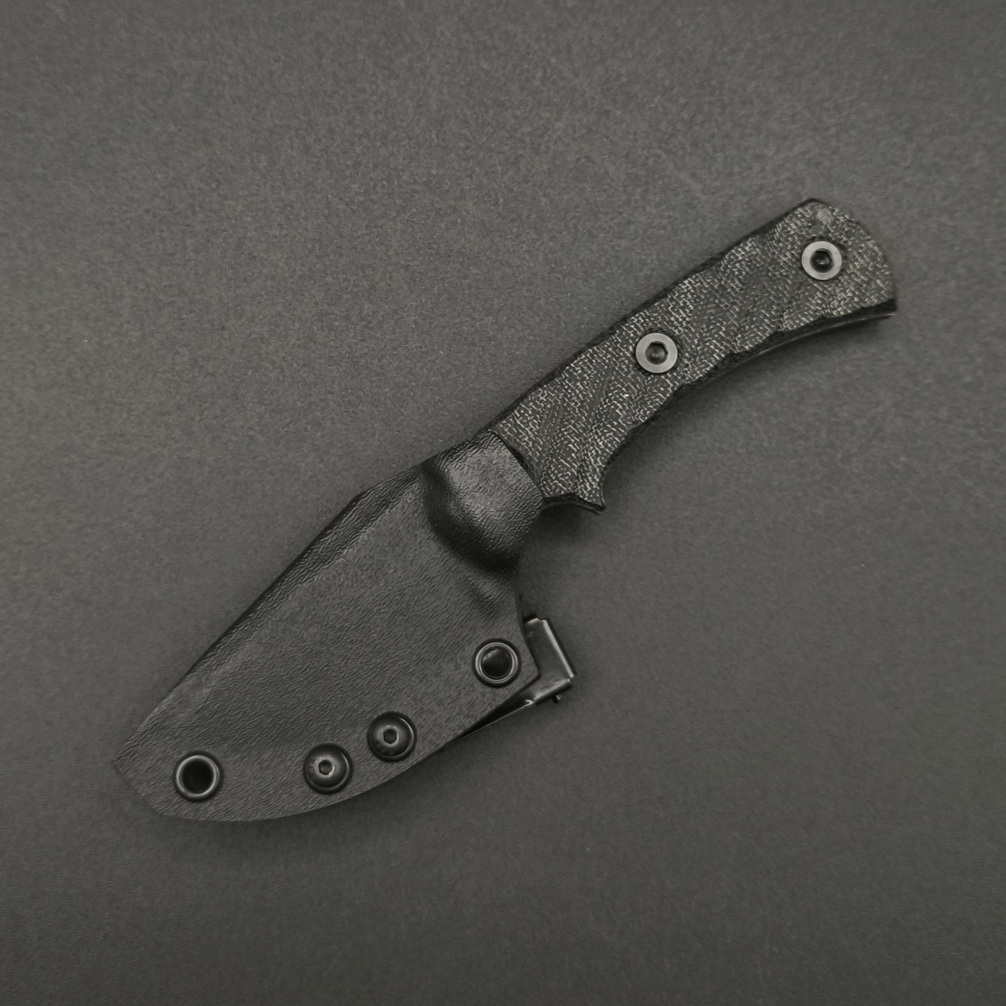 Half Face Blades Beef Harpoon Black Canvas Micarta 4