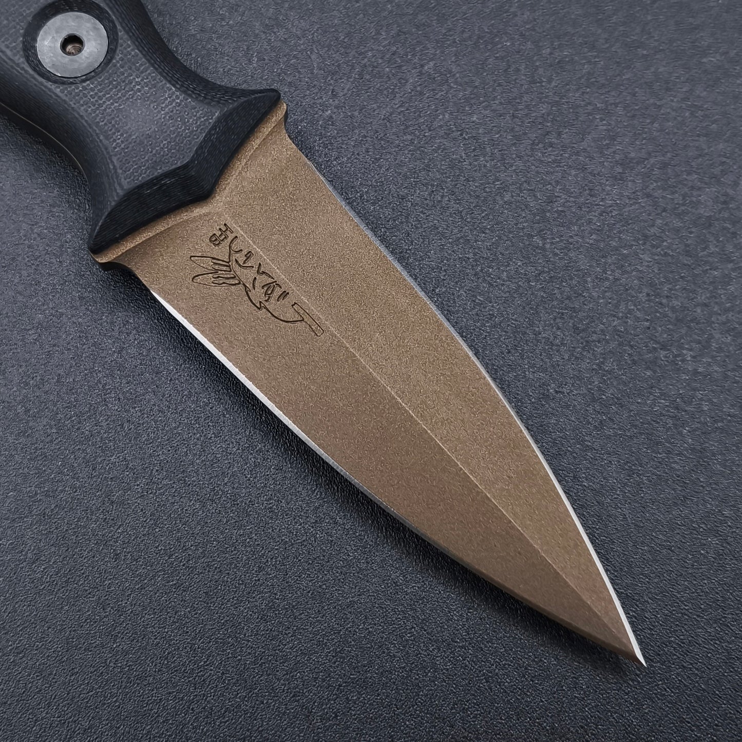 Half Face Blades Pulse Checker Black G10, Midnight Bronze 3