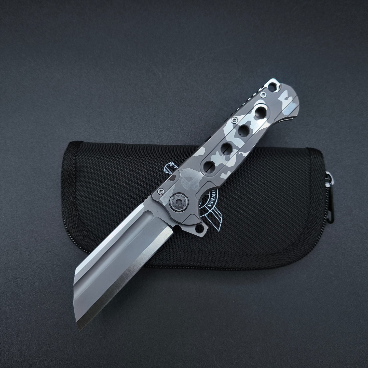 ADV Mini Butcher Titanium Urban Camo, S35VN 1