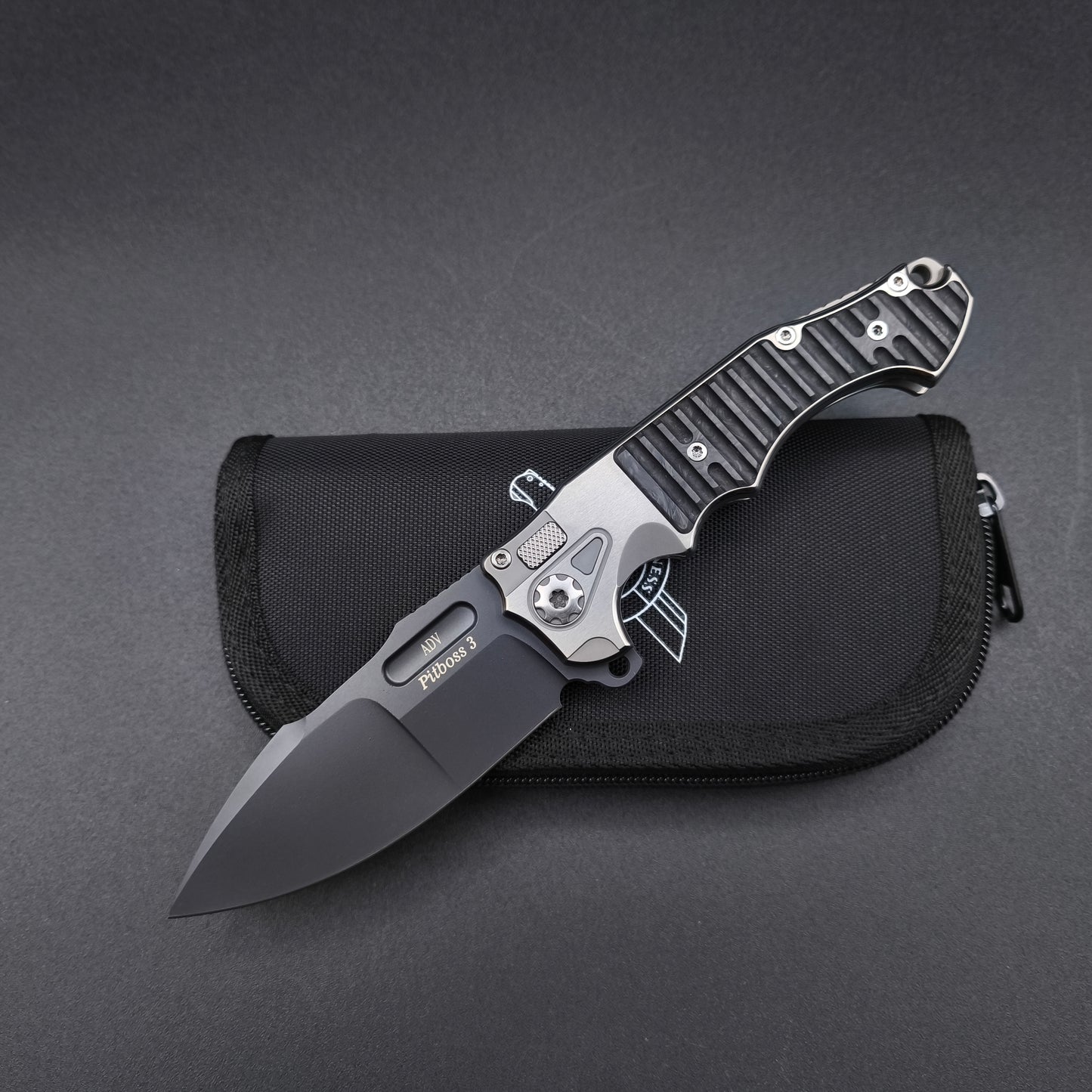 ADV Mini Pitboss 3 Titanium Carbon CPM S35VN 1