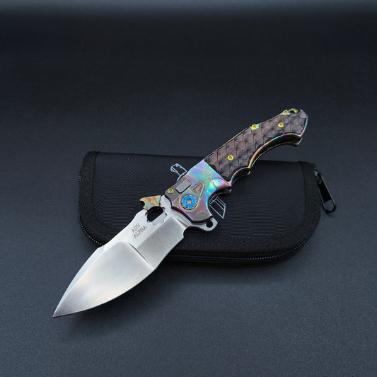 ADV Mini Alpha Acid Rain, G-10 Dragon Scales, S35VN 1