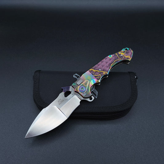 ADV Mini Alpha Acid Rain, G-10 Dragon Scales, S35VN 1