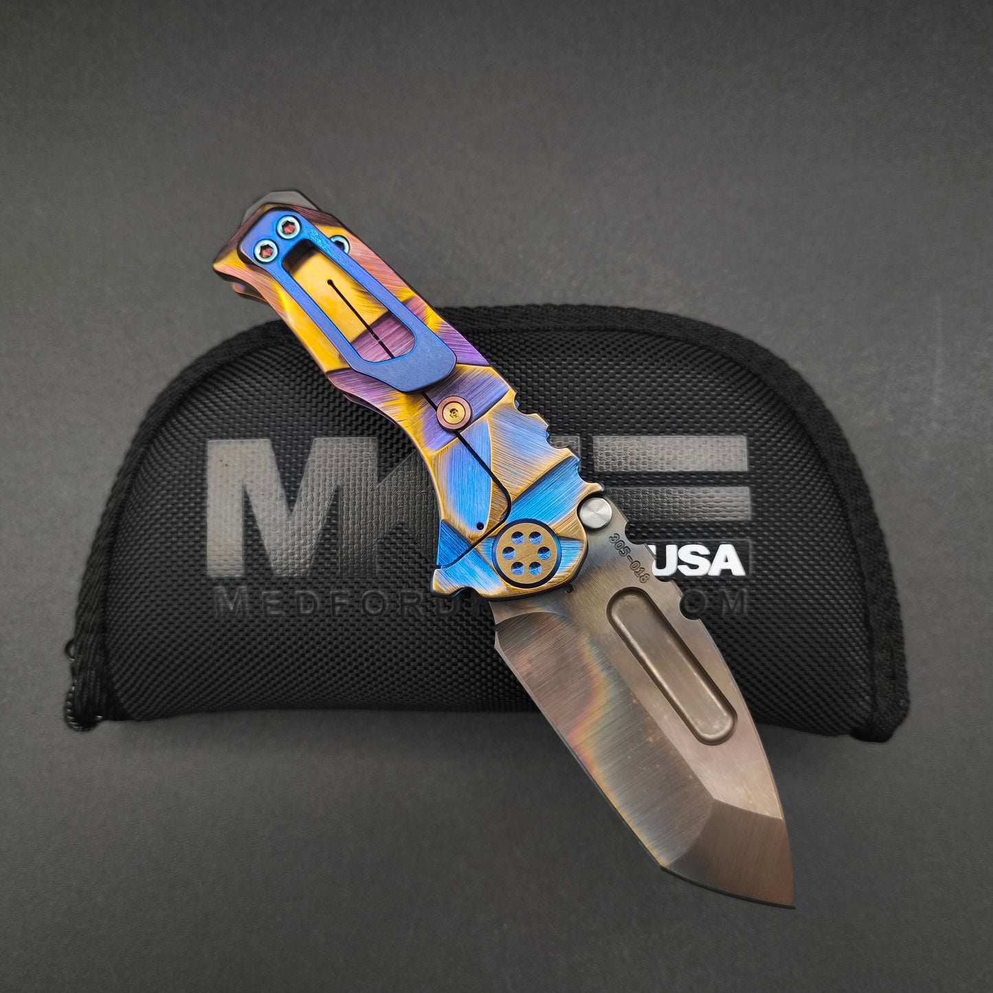 Medford Micro Praetorian Ti, Vulcan Tanto, Stained Glass 2