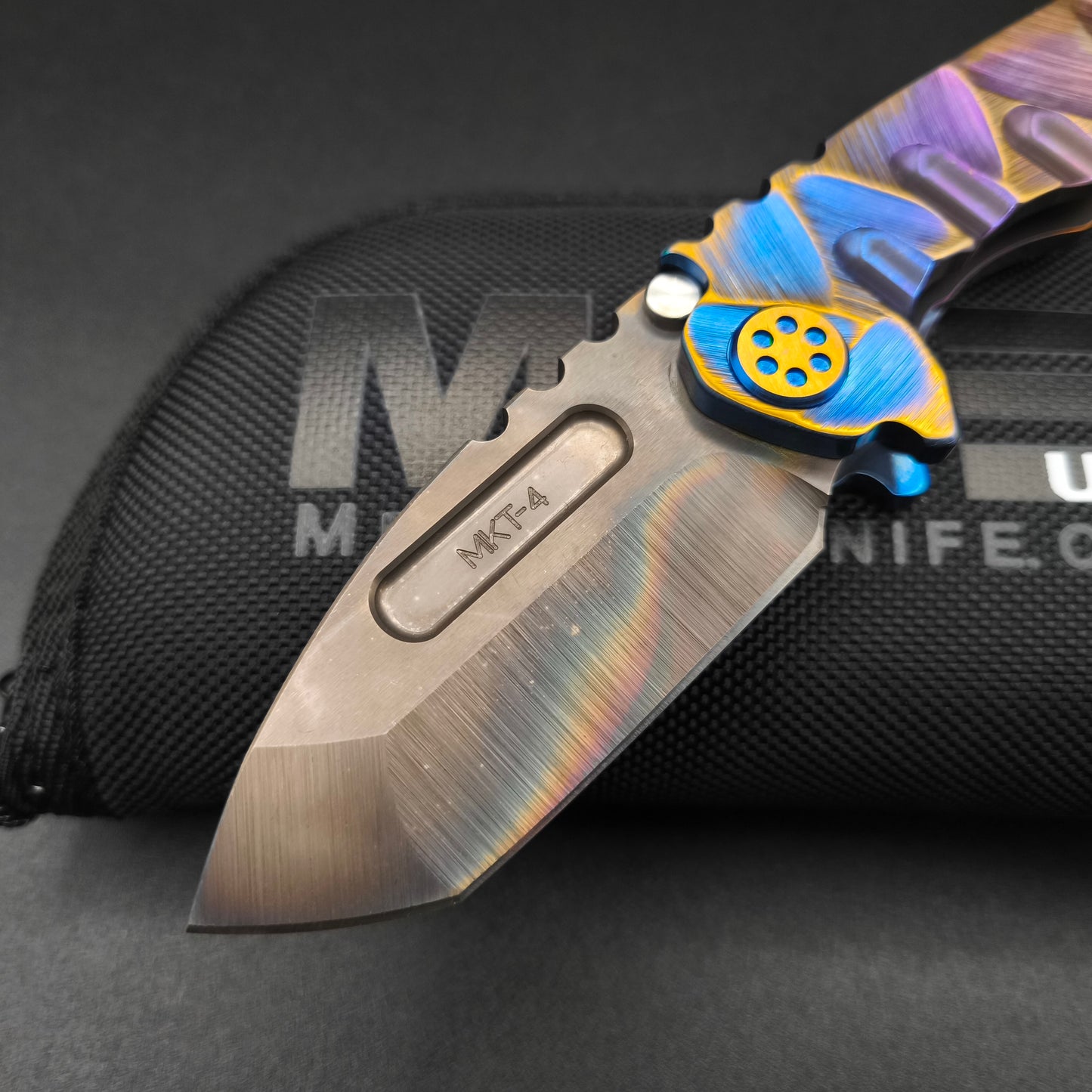 Medford Micro Praetorian Ti, Vulcan Tanto, Stained Glass 3