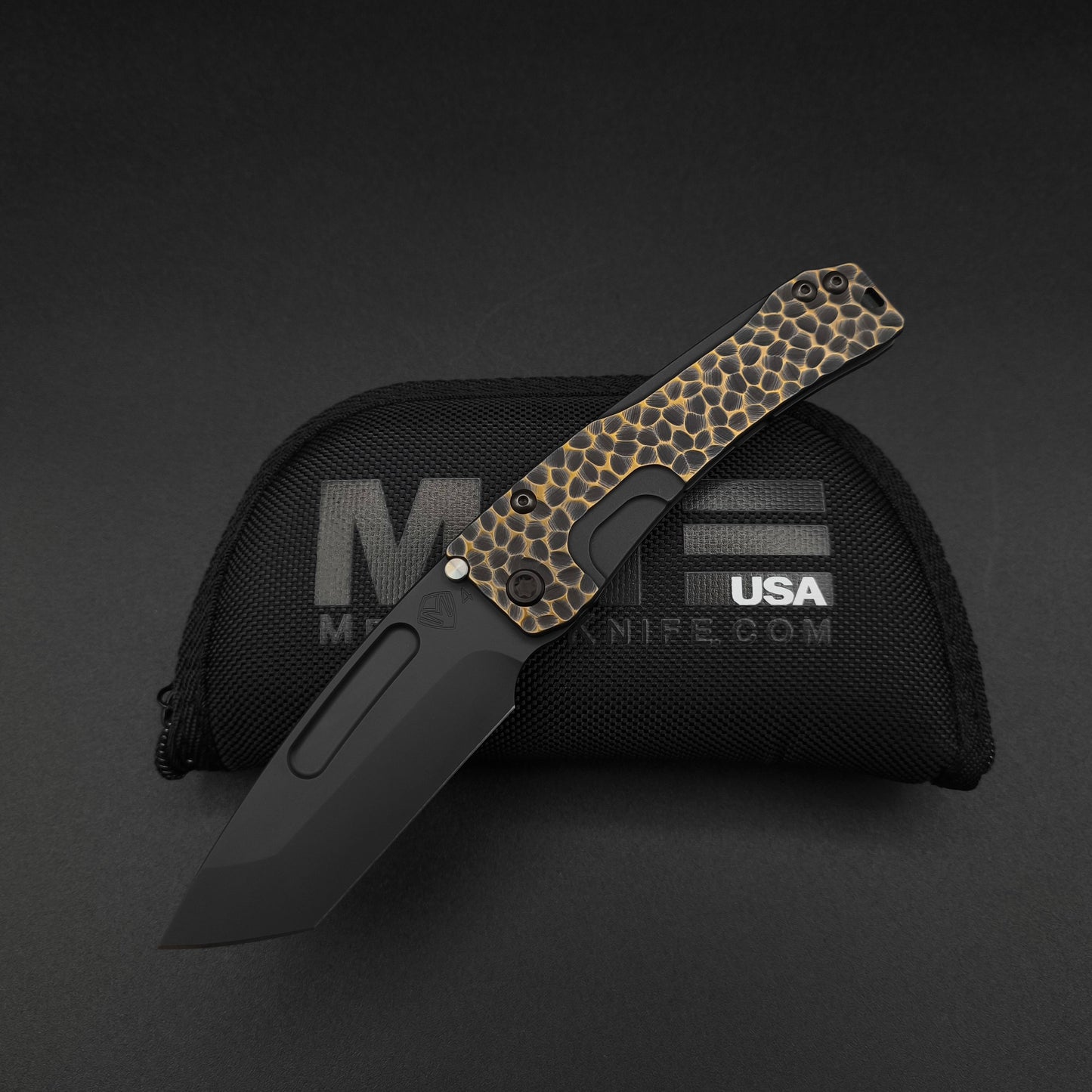 Medford Slim Midi DLC Tanto, Black/Bronze Peaks and Valleys 1