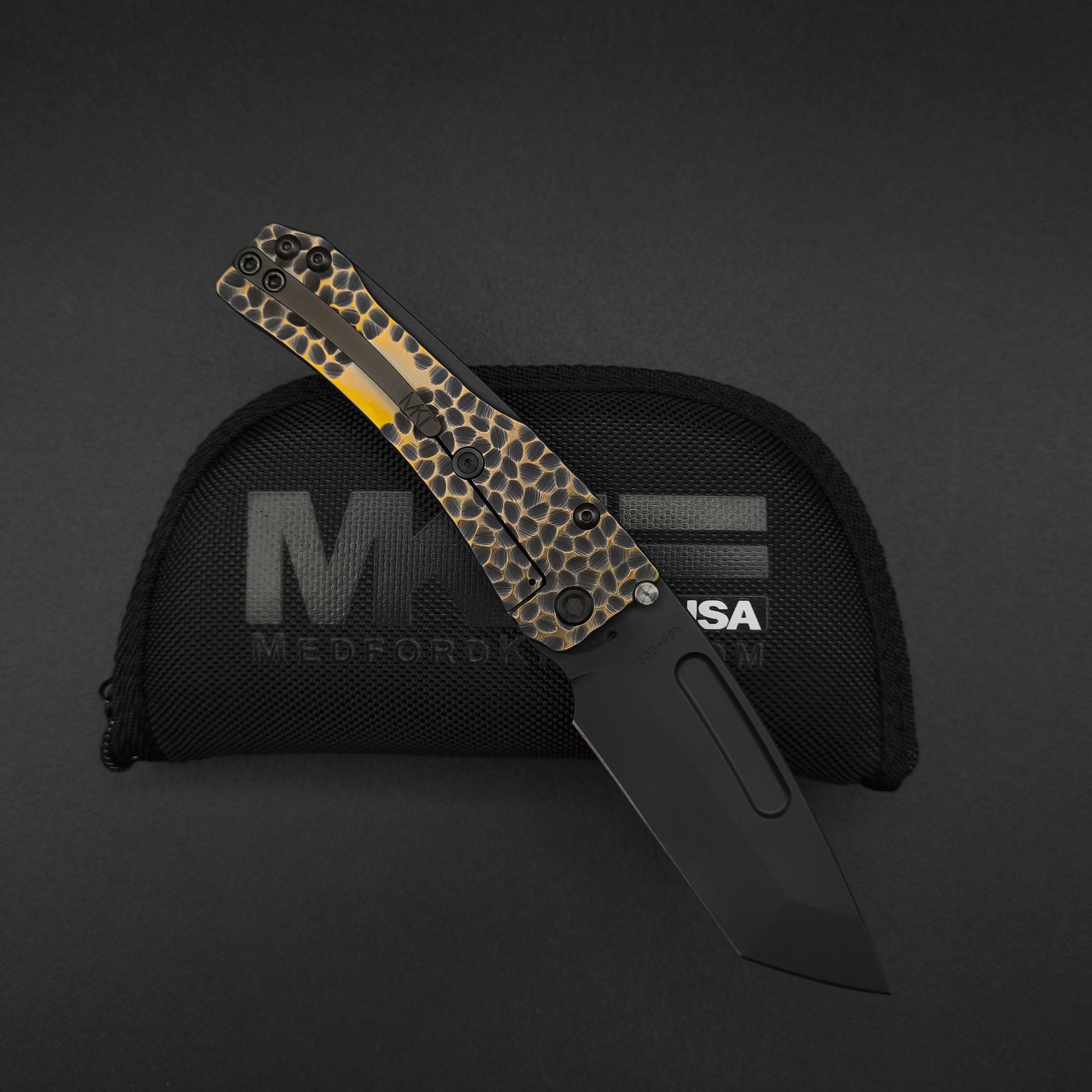 Medford Slim Midi DLC Tanto, Black/Bronze Peaks and Valleys 2