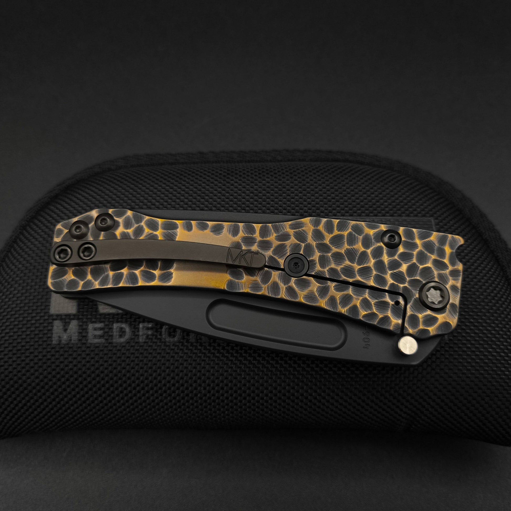 Medford Slim Midi DLC Tanto, Black/Bronze Peaks and Valleys 4