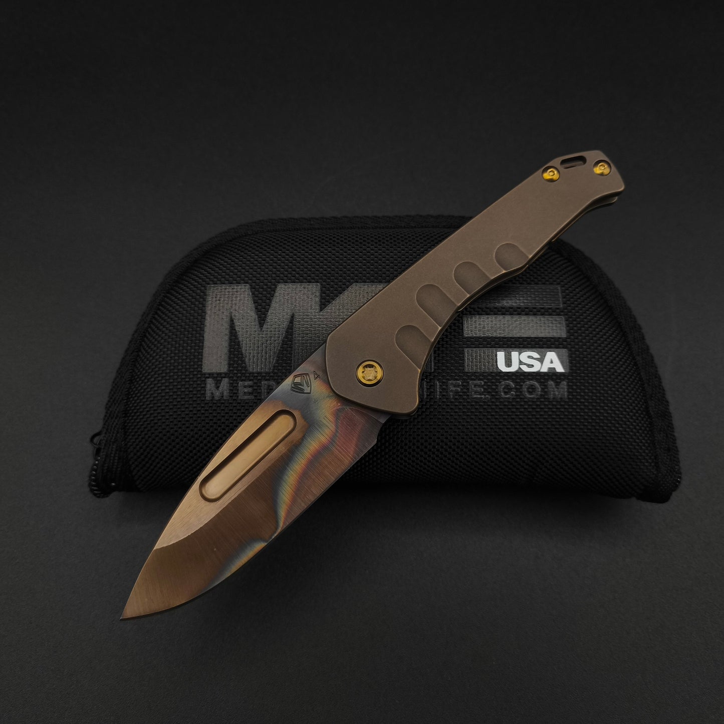 Medford Praetorian Slim Vulcan Blade, Old School Bronze 1