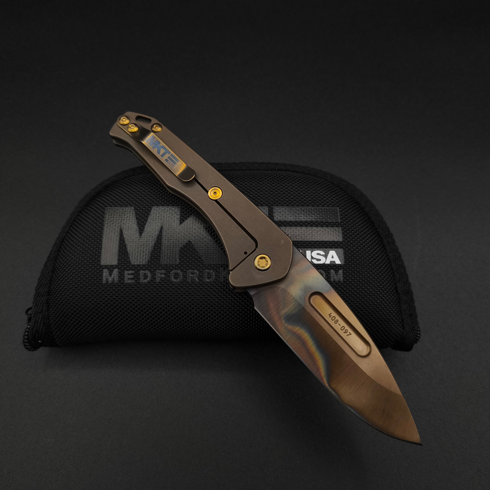 Medford Praetorian Slim Vulcan Blade, Old School Bronze 2