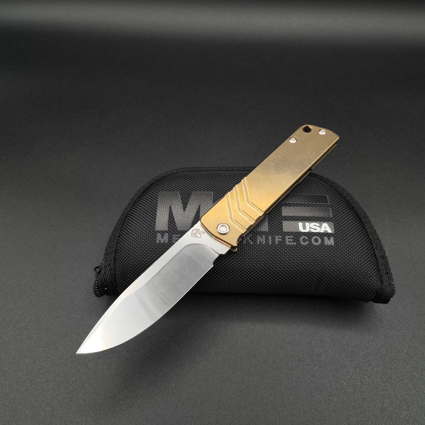 Medford The Antik, Tumbled Blade, Bronze Handles 1