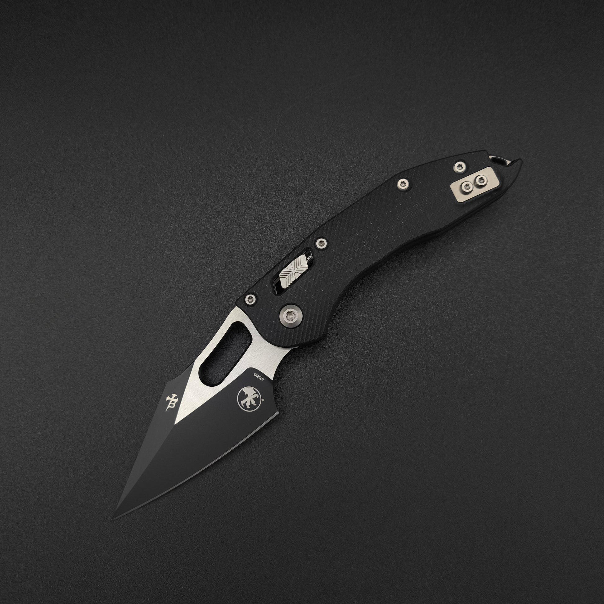 Microtech Stitch S/E Ram Lok Black G10 M390MK 1