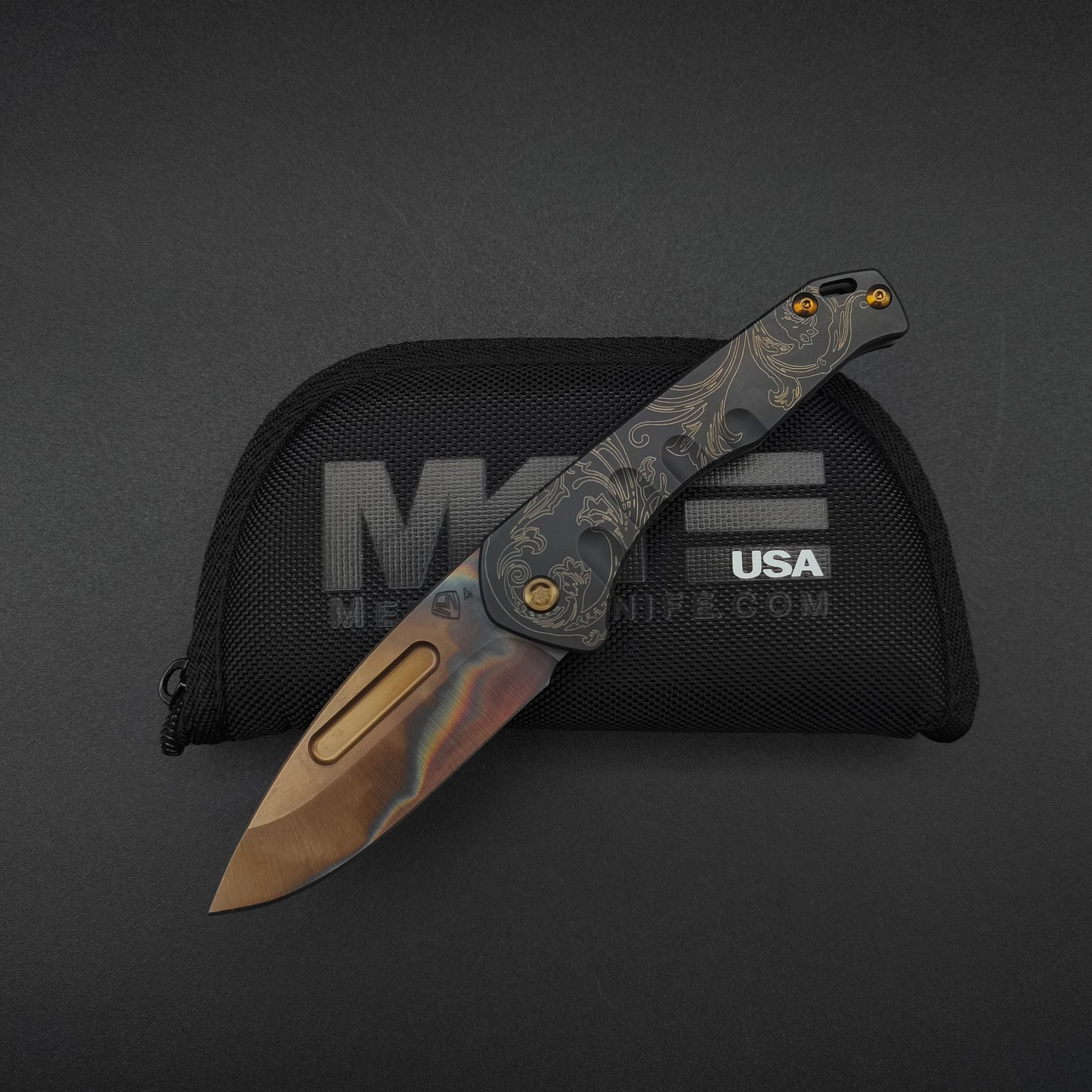 Medford Praetorian Slim Vulcan Blade, DLC Bronze Filigree 1