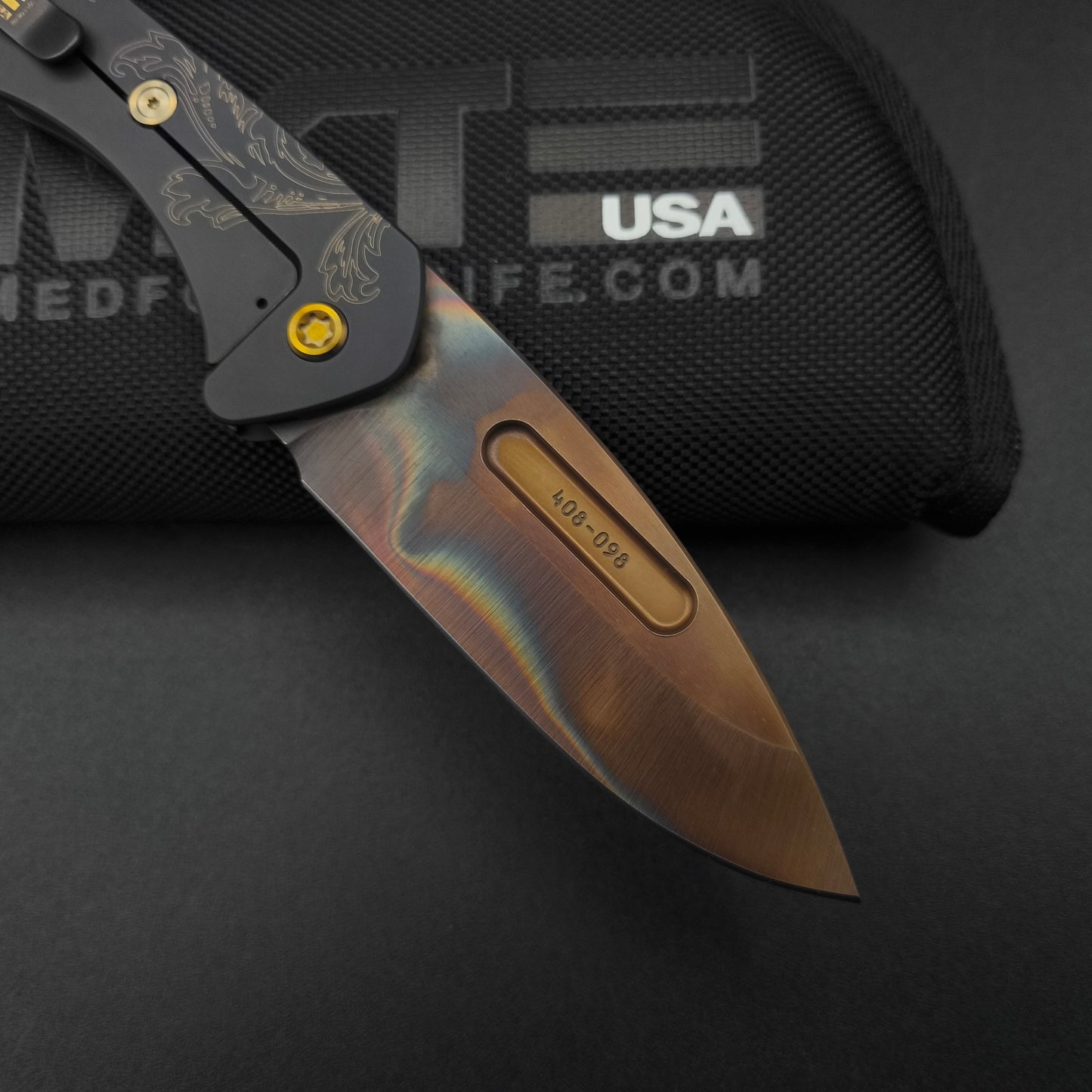 Medford Praetorian Slim Vulcan Blade, DLC Bronze Filigree 3