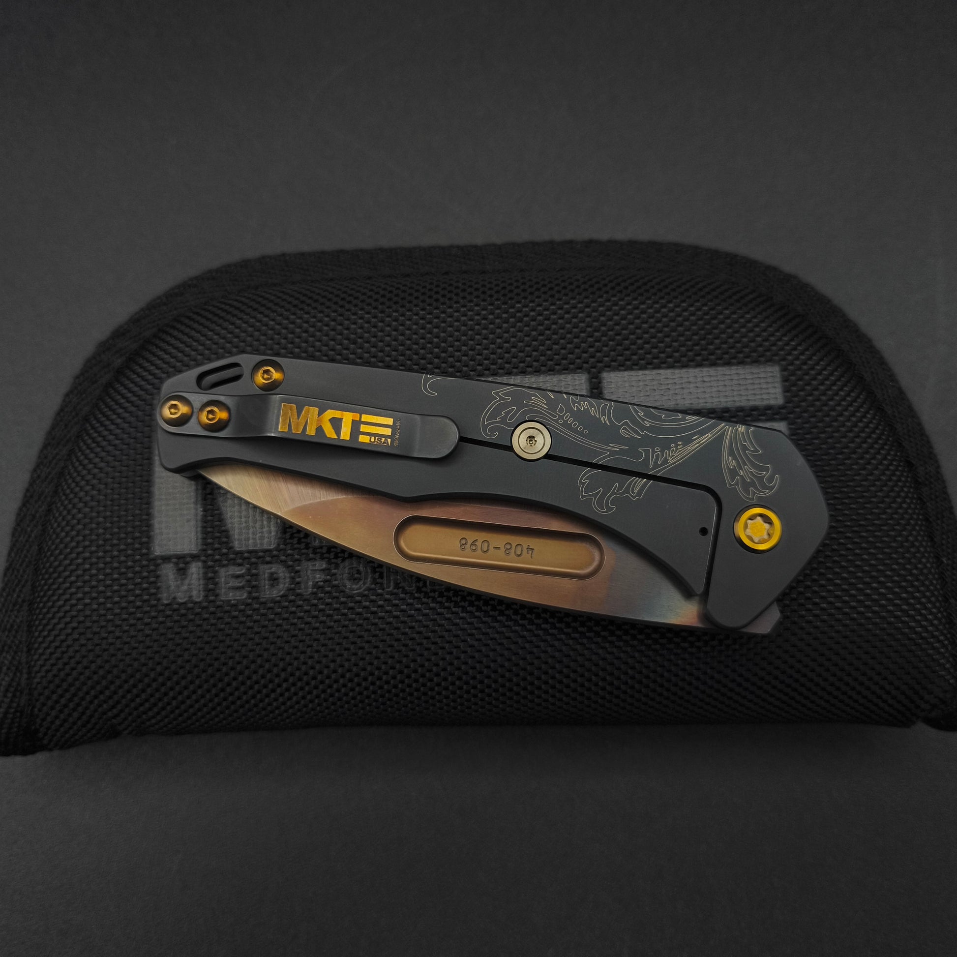 Medford Praetorian Slim Vulcan Blade, DLC Bronze Filigree 5