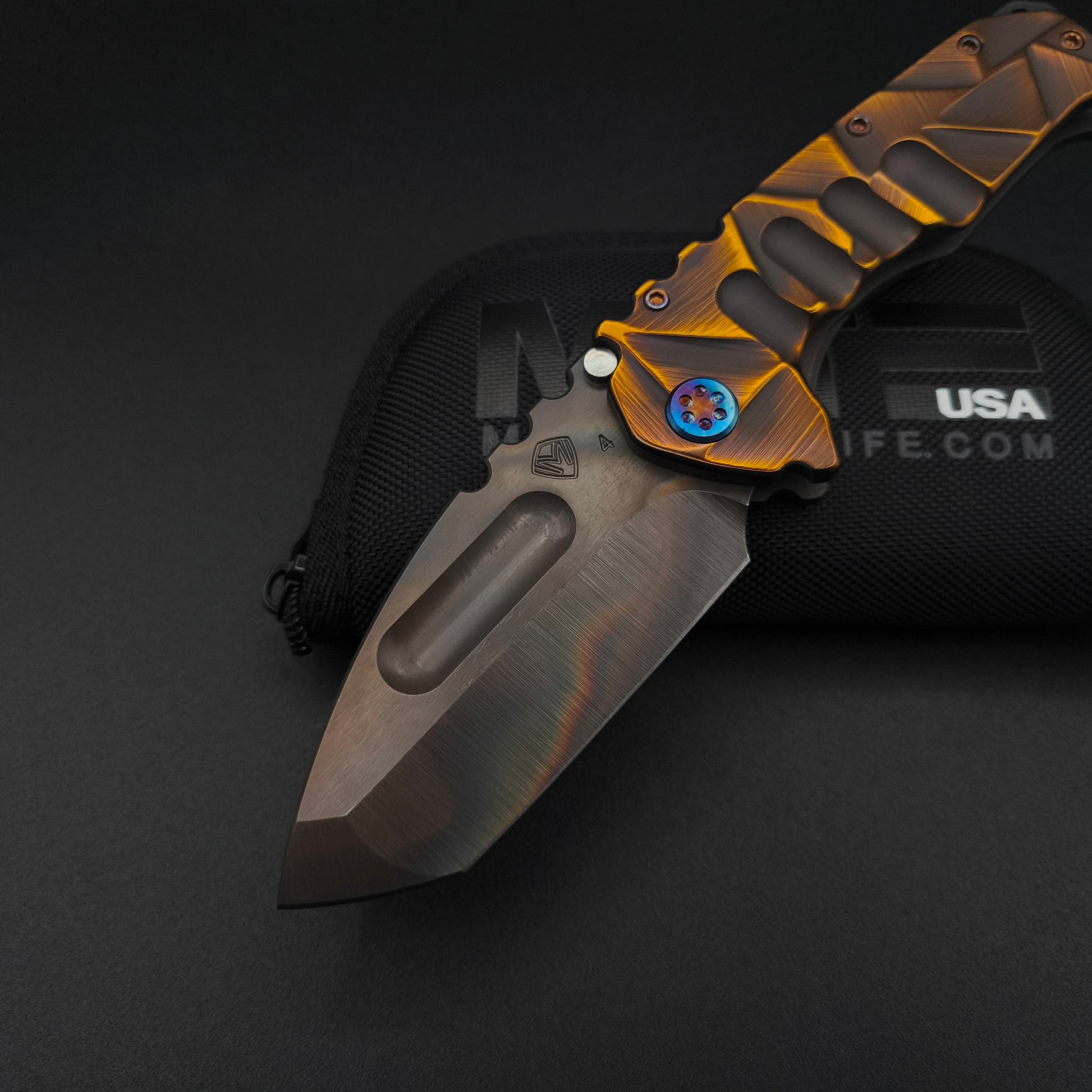 Medford Praetorian Ti, Vulcan Tanto, Copper-Rose Stained Glass 3