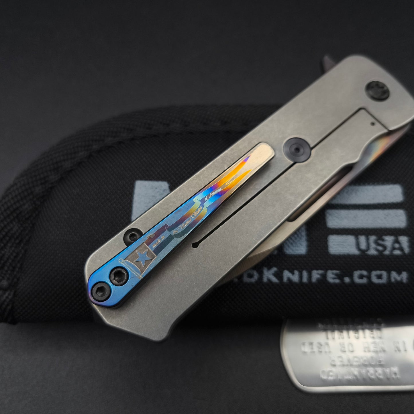 Medford TFF-4 Vulcan DP, Titanium, Black G10 4