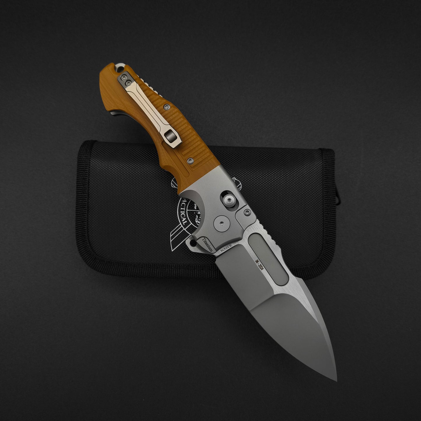 ADV Bullshark Gen 2, Titanium and Tan G10 2