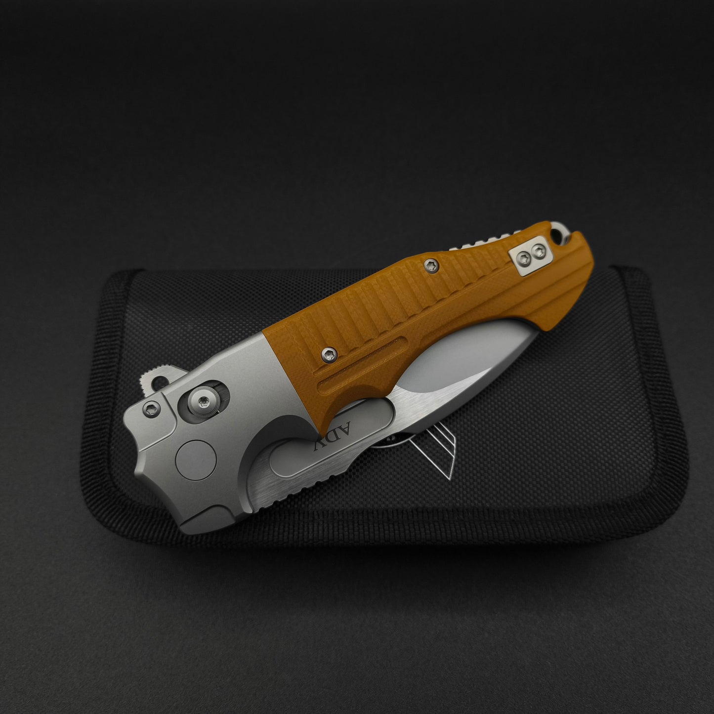 ADV Bullshark Gen 2, Titanium and Tan G10 3