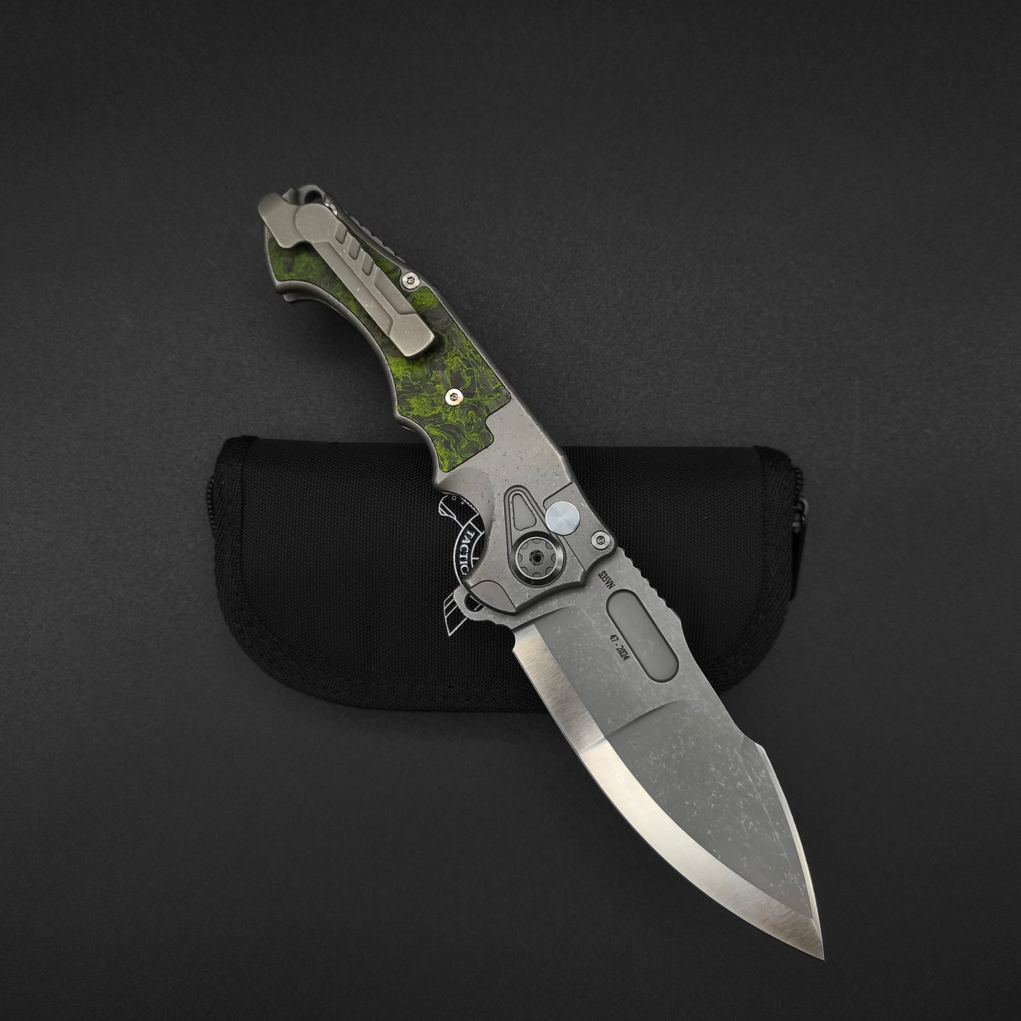 ADV Pitboss 3 Stonewash, Green Carbon Fiber 2