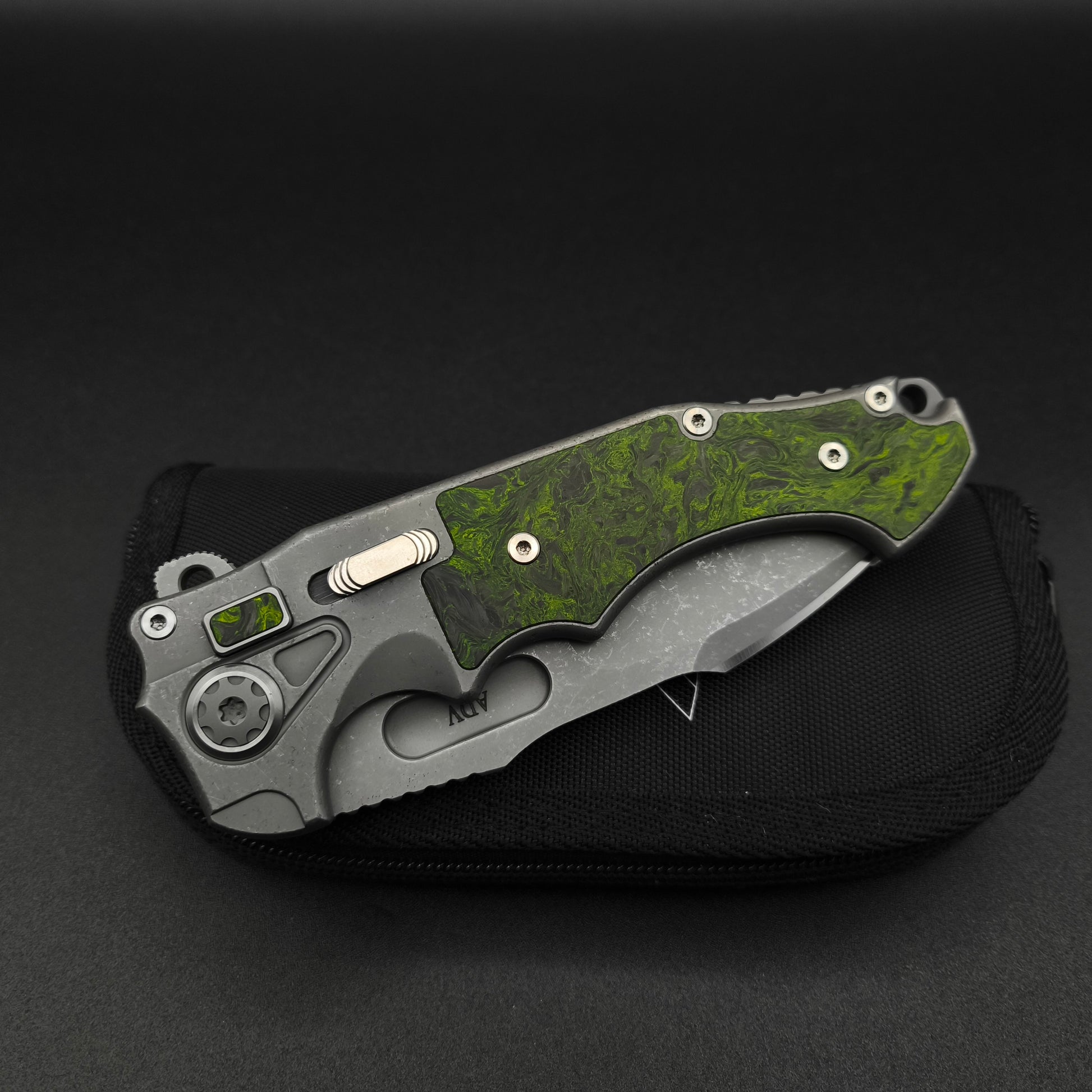 ADV Pitboss 3 Stonewash, Green Carbon Fiber 3