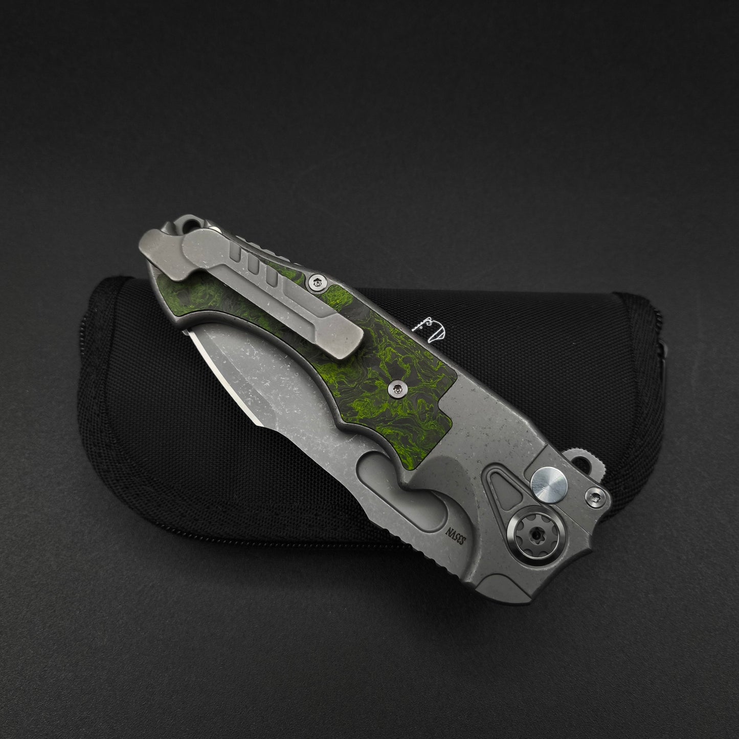 ADV Pitboss 3 Stonewash, Green Carbon Fiber 4