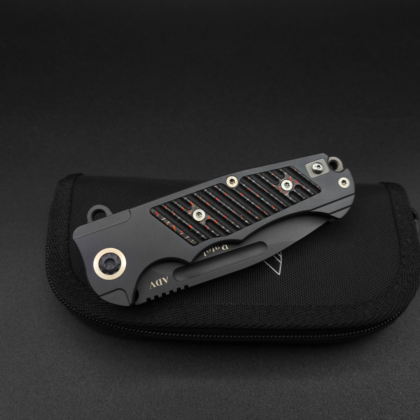 ADV Ratel Kalgard, Black and Red Carbon Fiber 3