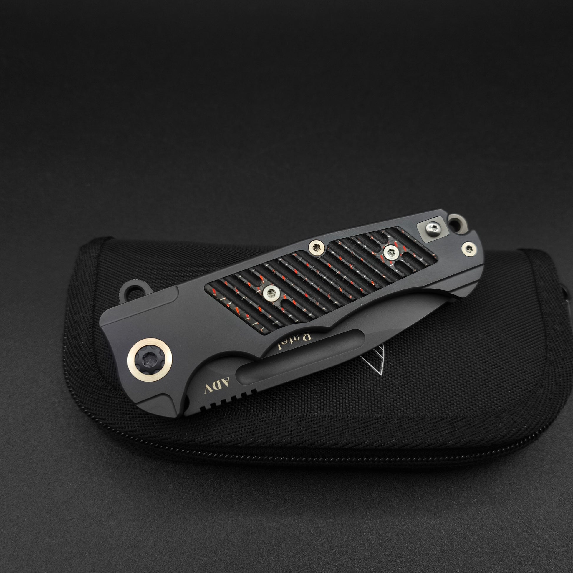 ADV Ratel Kalgard, Black and Red Carbon Fiber 3