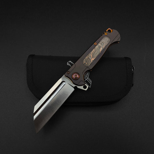 ADV Mini Butcher Blasted Rose, Copper Carbon Fiber 1