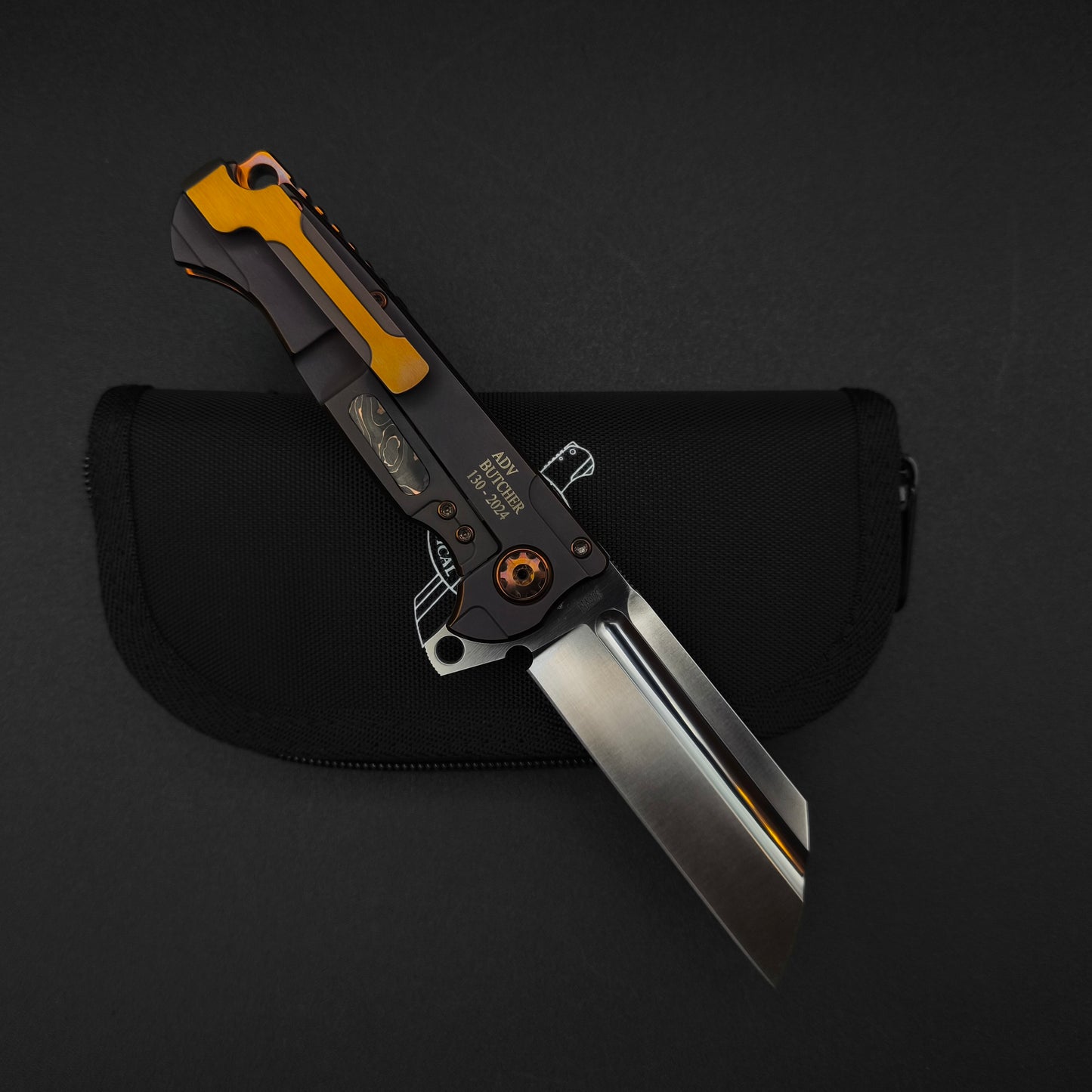 ADV Mini Butcher Blasted Rose, Copper Carbon Fiber 2