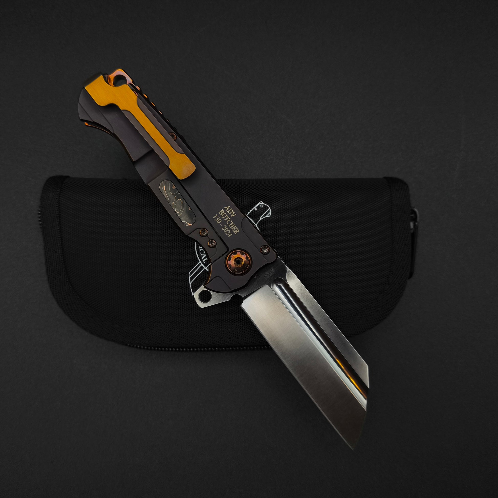 ADV Mini Butcher Blasted Rose, Copper Carbon Fiber 2