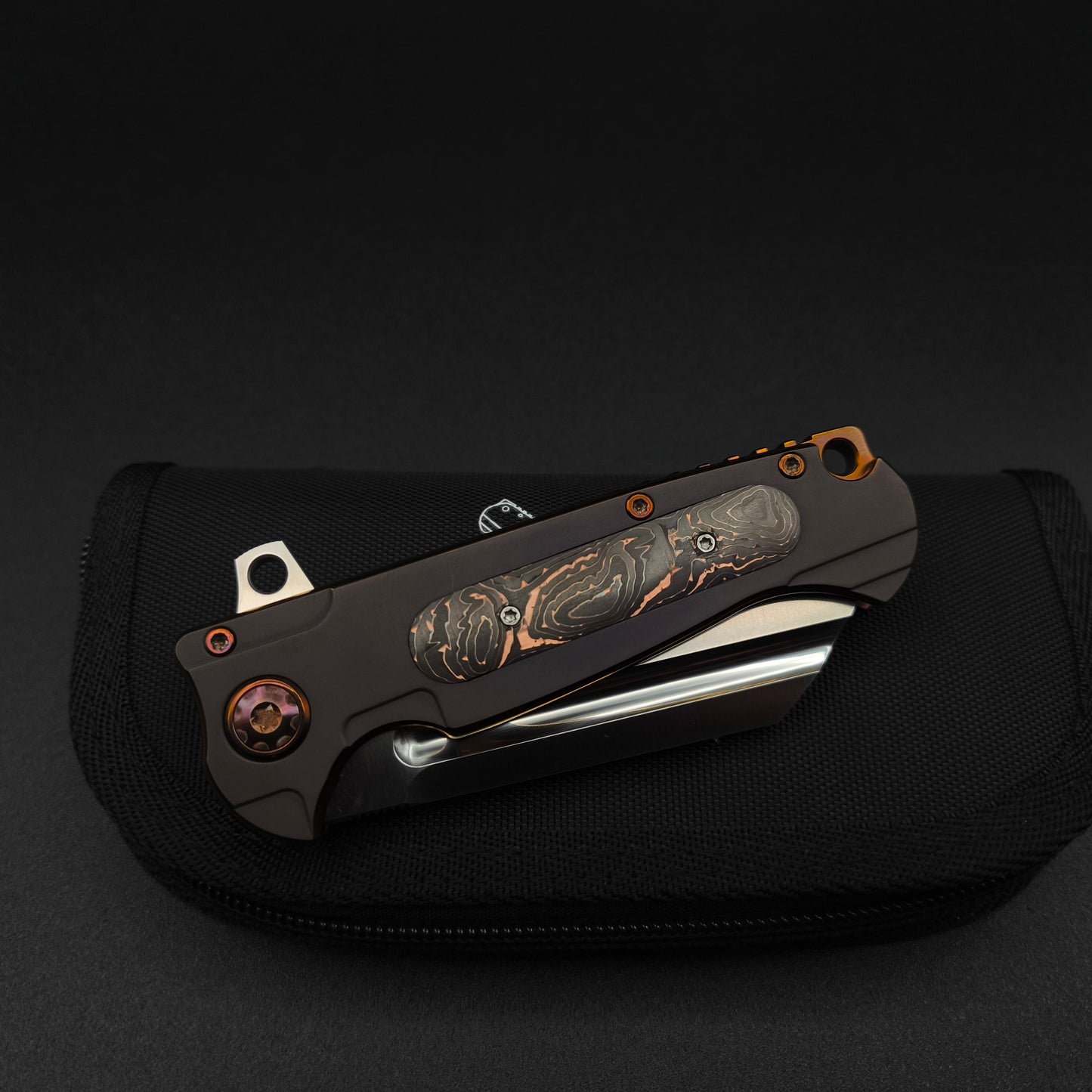 ADV Mini Butcher Blasted Rose, Copper Carbon Fiber 3