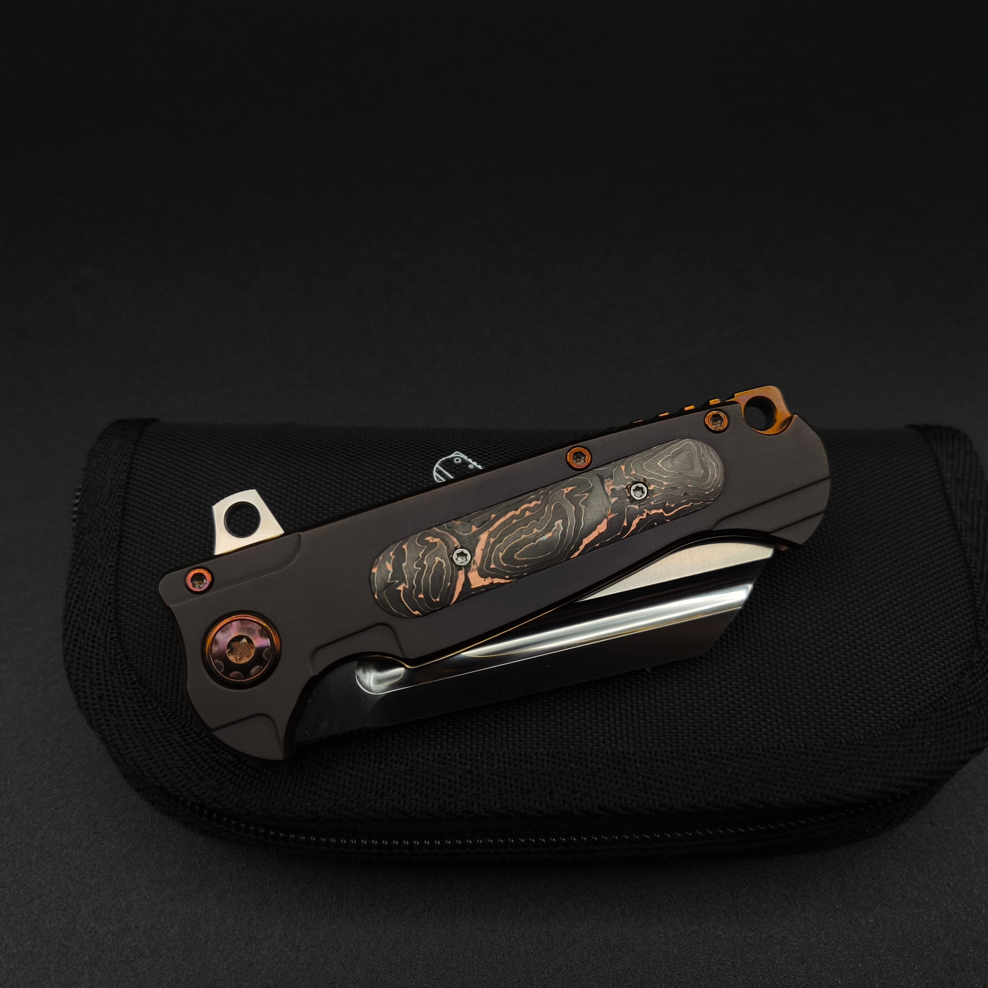 ADV Mini Butcher Blasted Rose, Copper Carbon Fiber 3