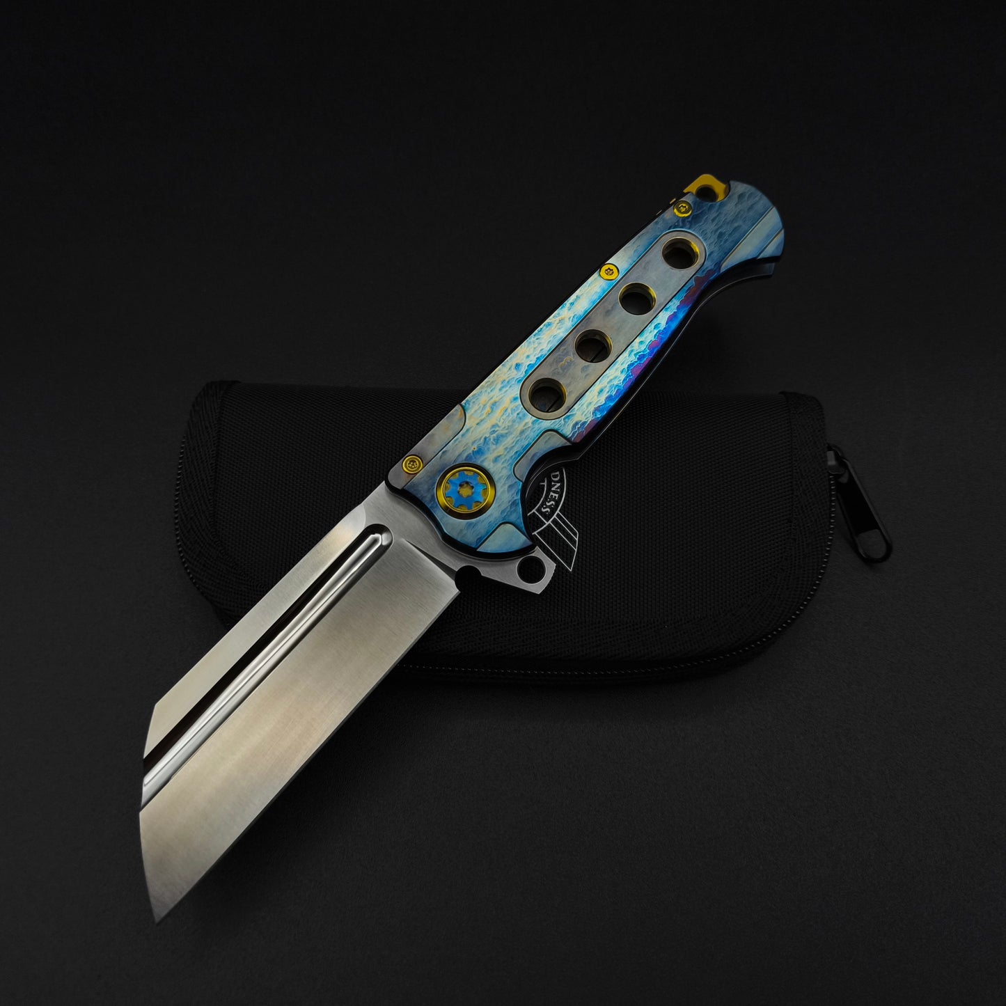 ADV Butcher Custom Acid Rain, Satin Blade 1