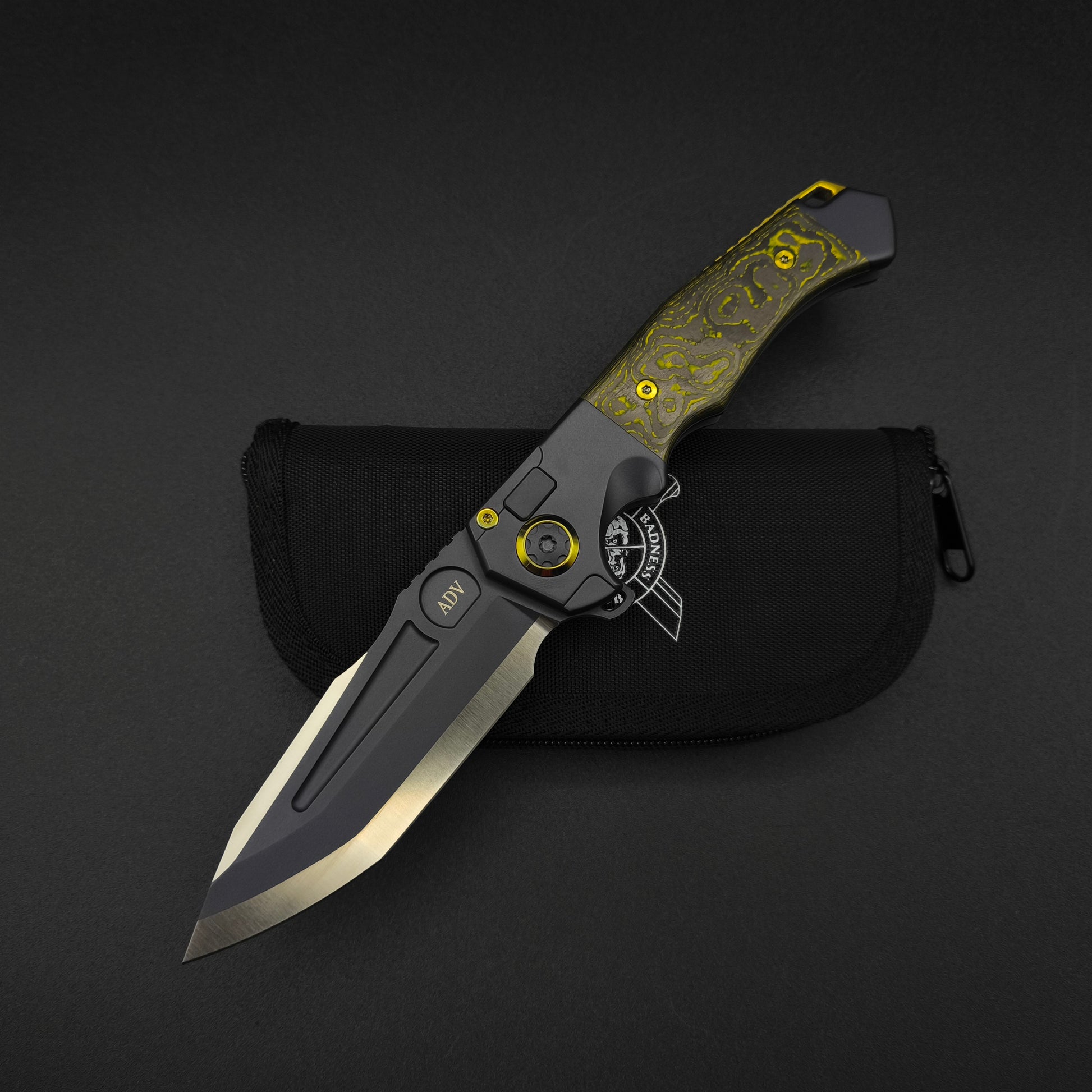 ADV Ronin Kalgard, Titan, Yellow Carbon Fiber 1