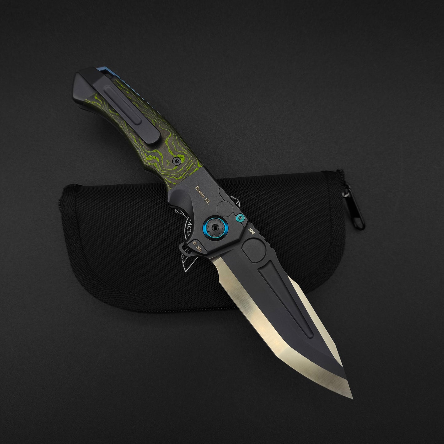 ADV Ronin Kalgard, Titan, Green Carbon Fiber 2