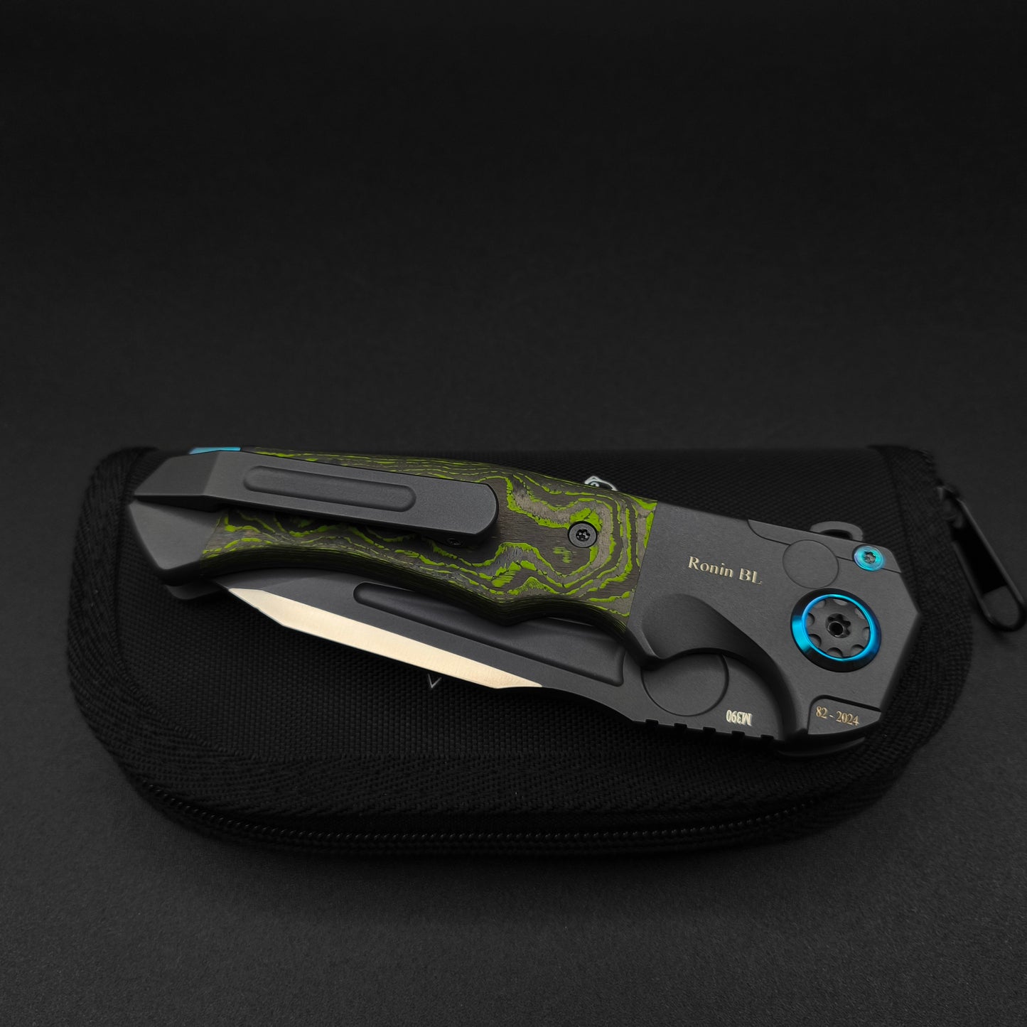 ADV Ronin Kalgard, Titan, Green Carbon Fiber 4