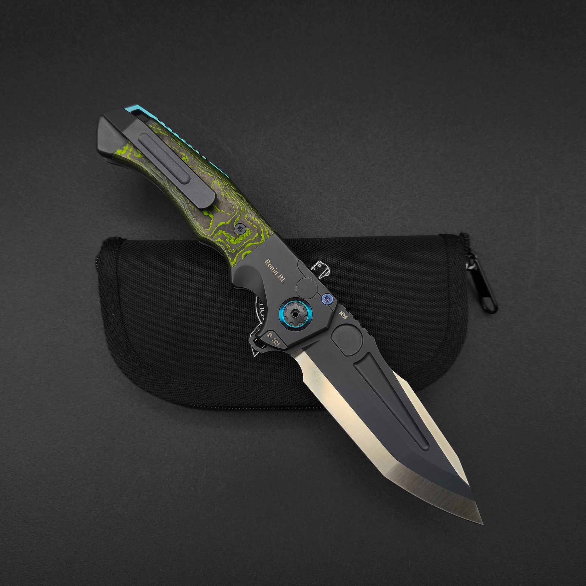 ADV Ronin Kalgard, Titan, Green Carbon Fiber 2