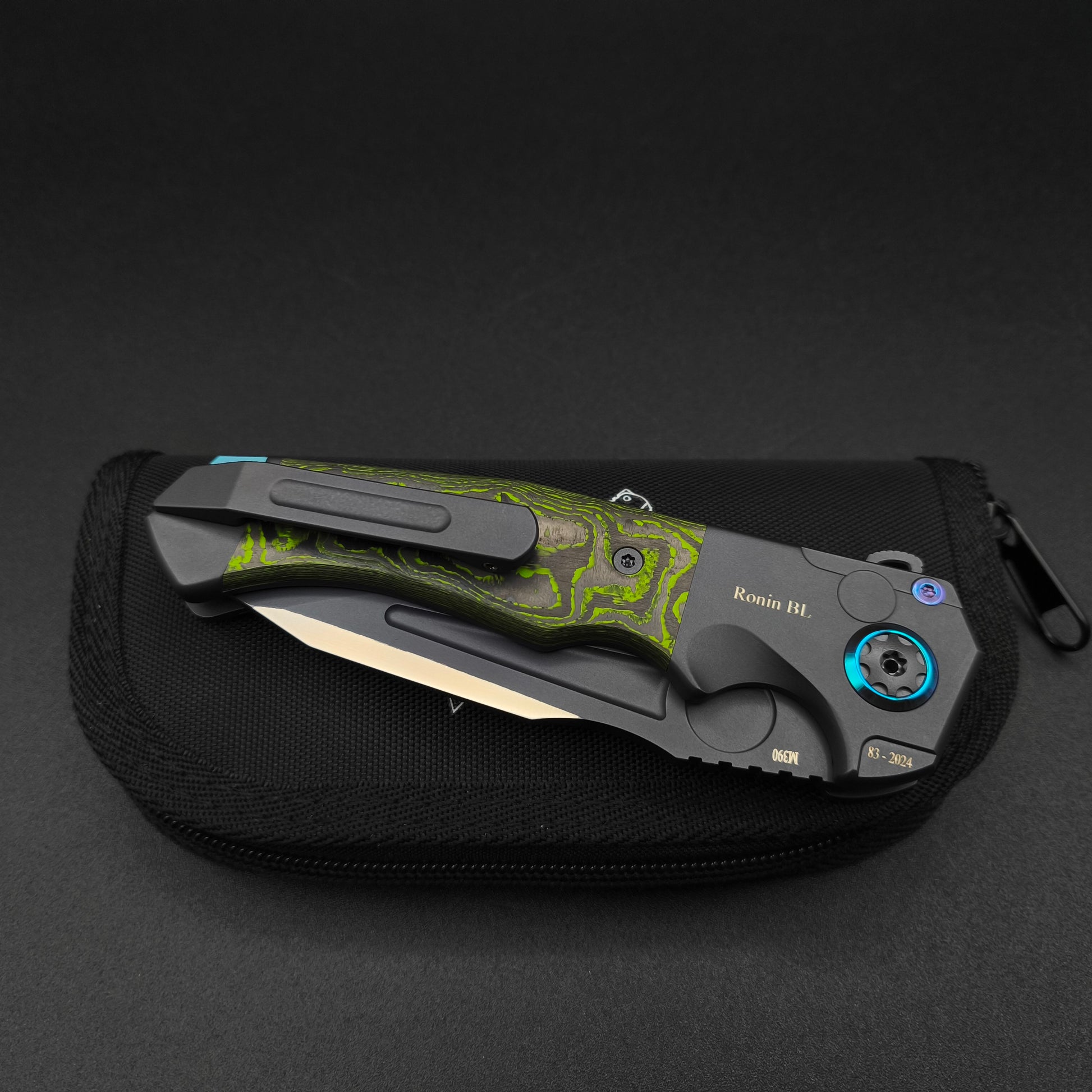 ADV Ronin Kalgard, Titan, Green Carbon Fiber 4